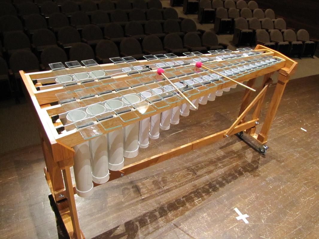 Glass Marimba 玻璃馬林巴琴 (圖片轉載於 → Rob Power )