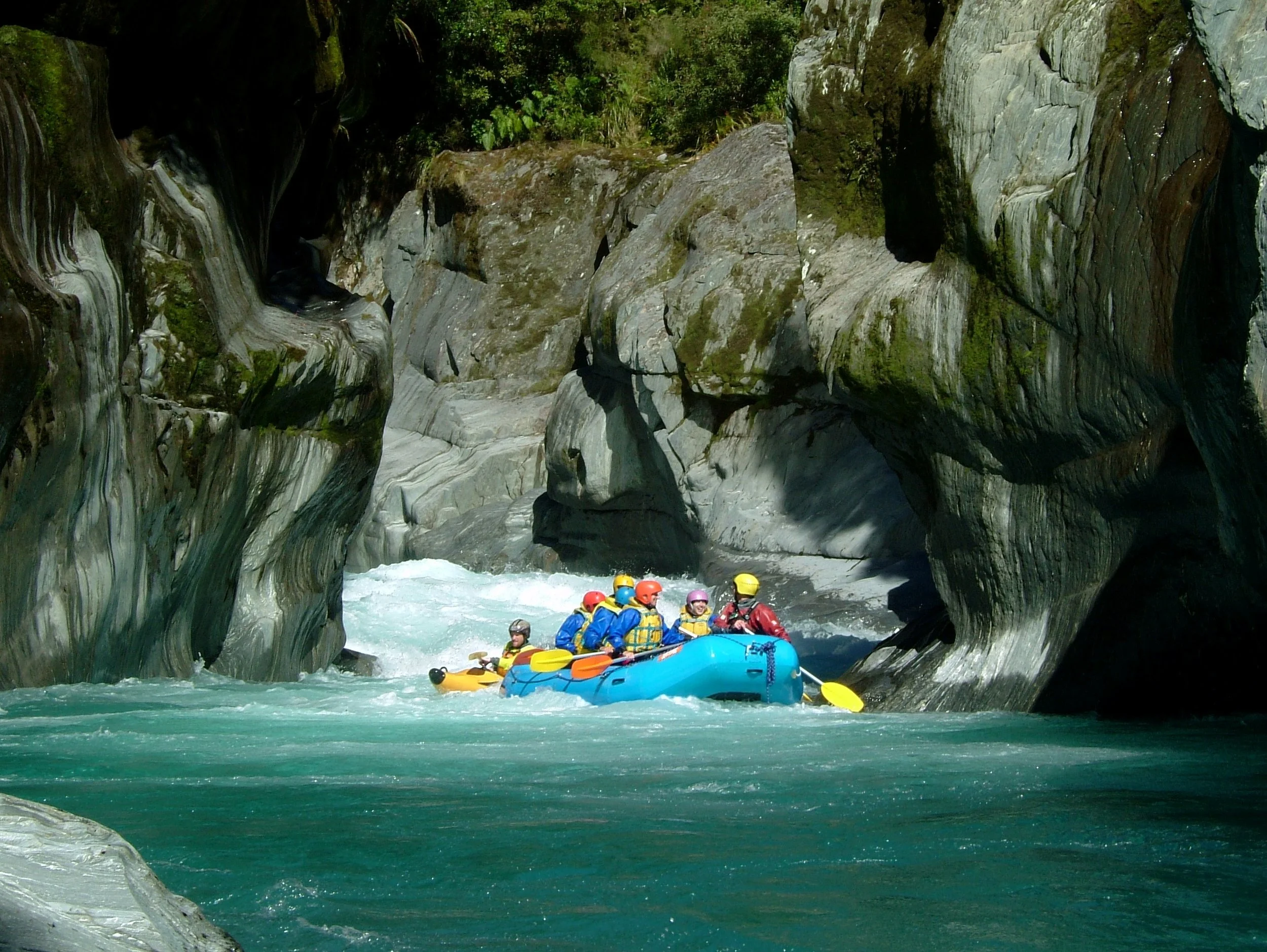 The cesspit gorge on the Arahura River, a special place few have visited and one of the highlights of my rafting career. 