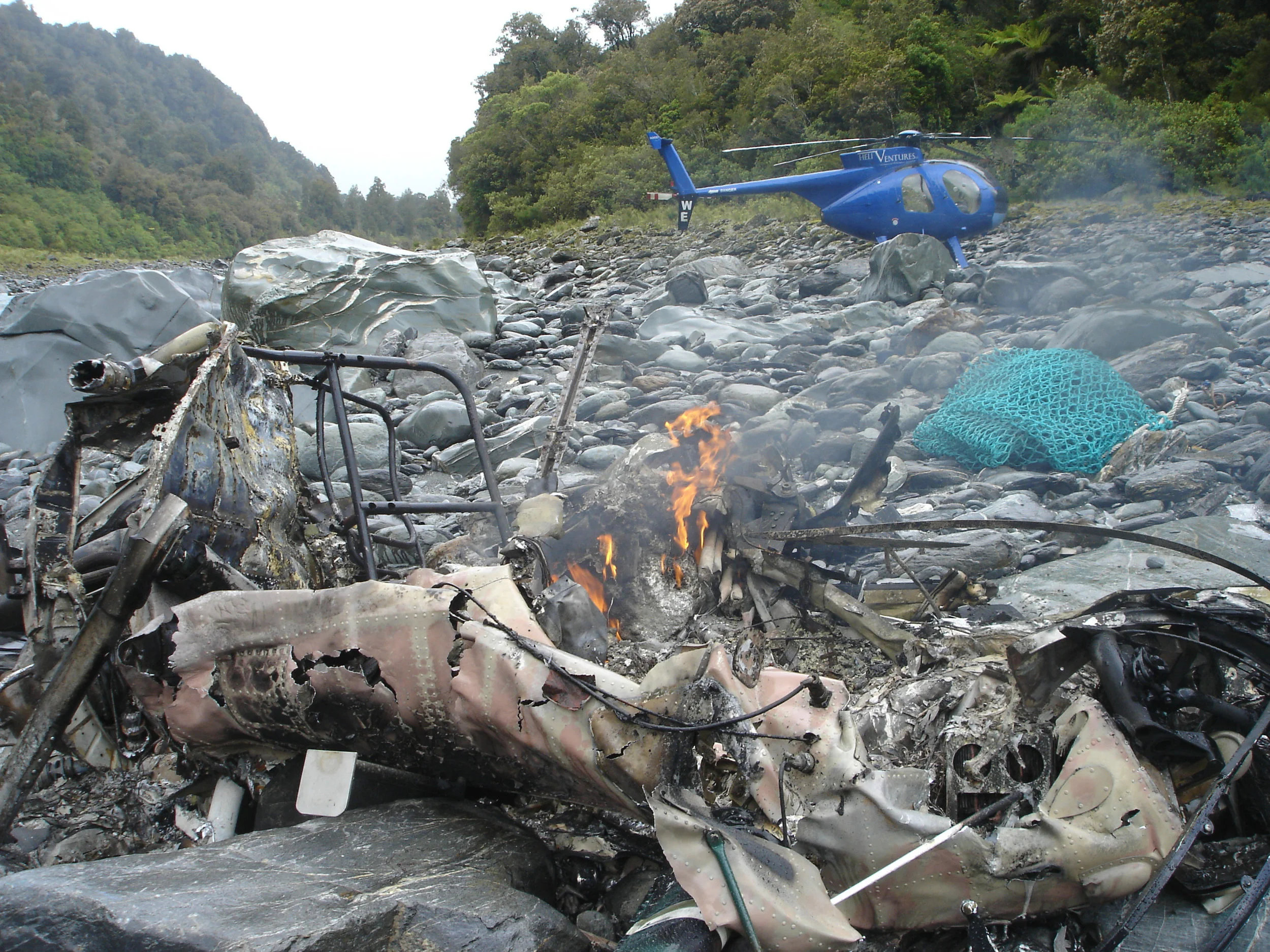 A blast from the past- Surviving a helicopter crash