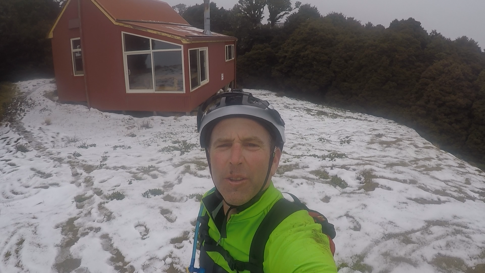 At this point I couldn't feel my toes.    