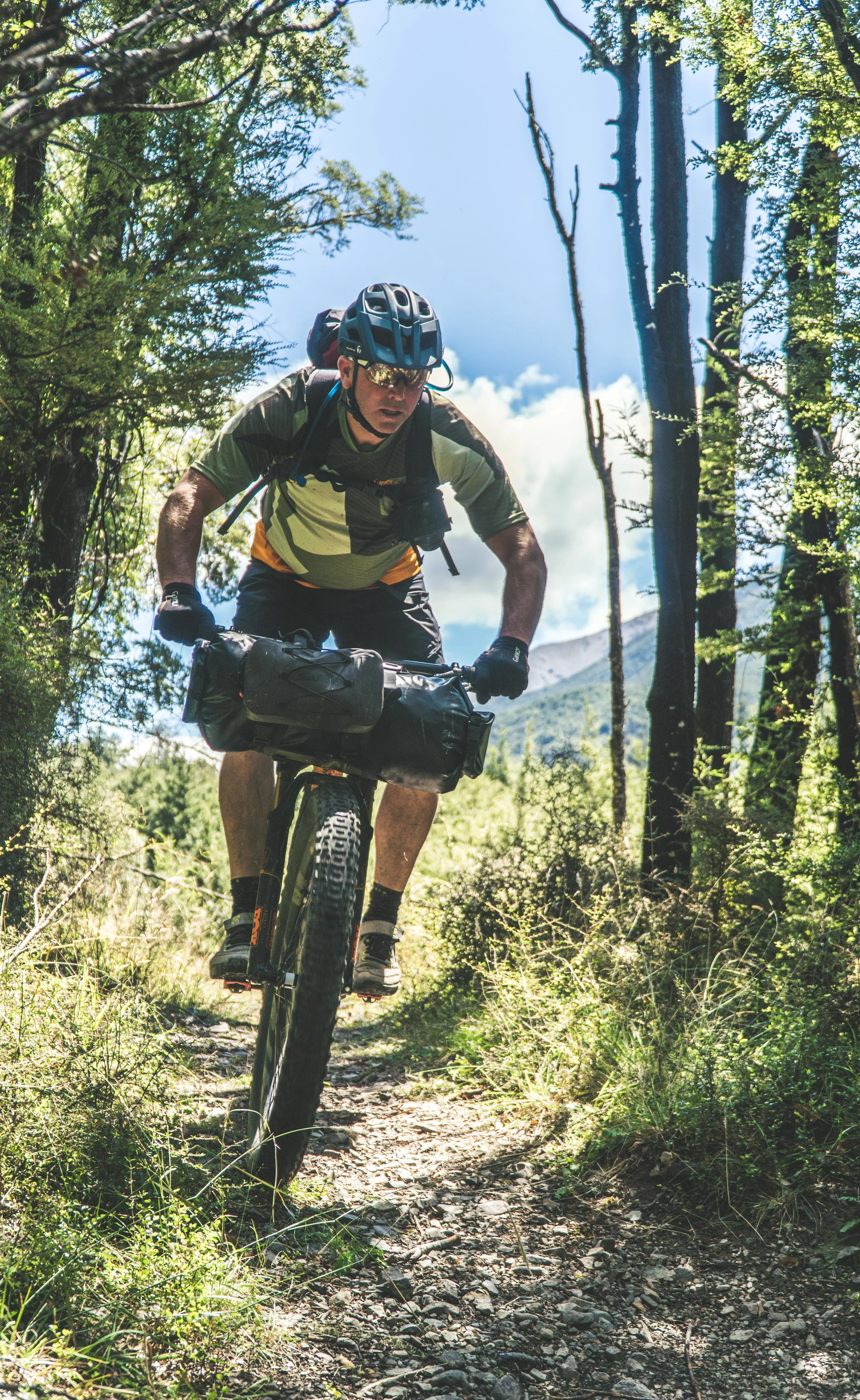 "Carrying packrafts, paddling gear and multi day equipment will be challenging on the almost 200km of technical singletrack " 