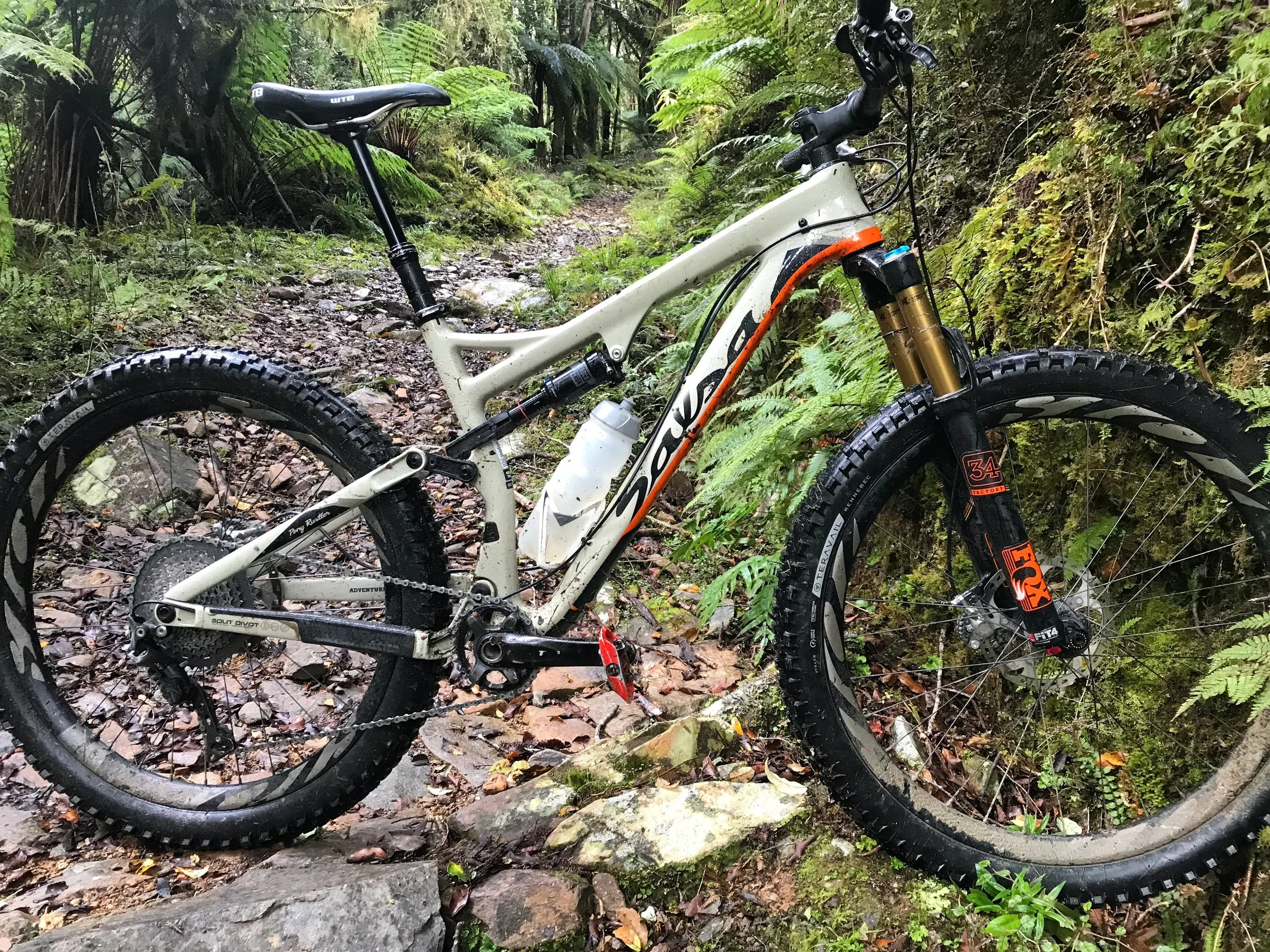 the Salsa Pony Rustler, ideal machine for technical trail.&nbsp;