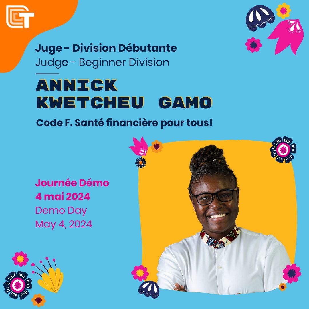 PORTRAIT - ANNICK KWETCHEU GAMO
D&eacute;couvrez le portrait de Annick Kwetcheu Gamo, l&rsquo;une de nos trois juges de la Journ&eacute;e D&eacute;mo de la division BEGINNERS qui se d&eacute;roulera ce samedi 4 mai !

Annick Kwetcheu Gamo est sp&eacu