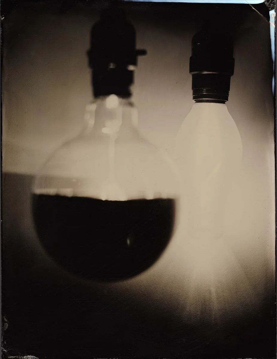 duo, full plate tintype