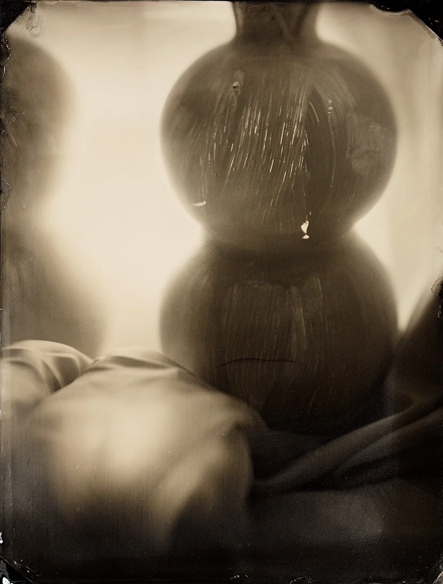 homage to morandi, full plate tintype