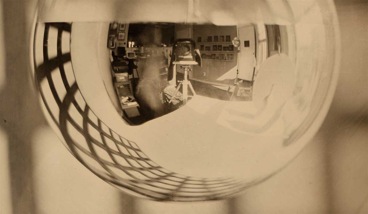 self portrait in the studio