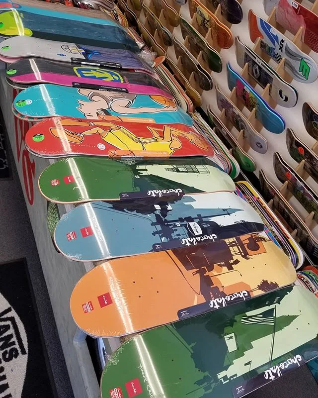 Also grabbed a bunch of new Girl and Chocolate decks! #crailtap