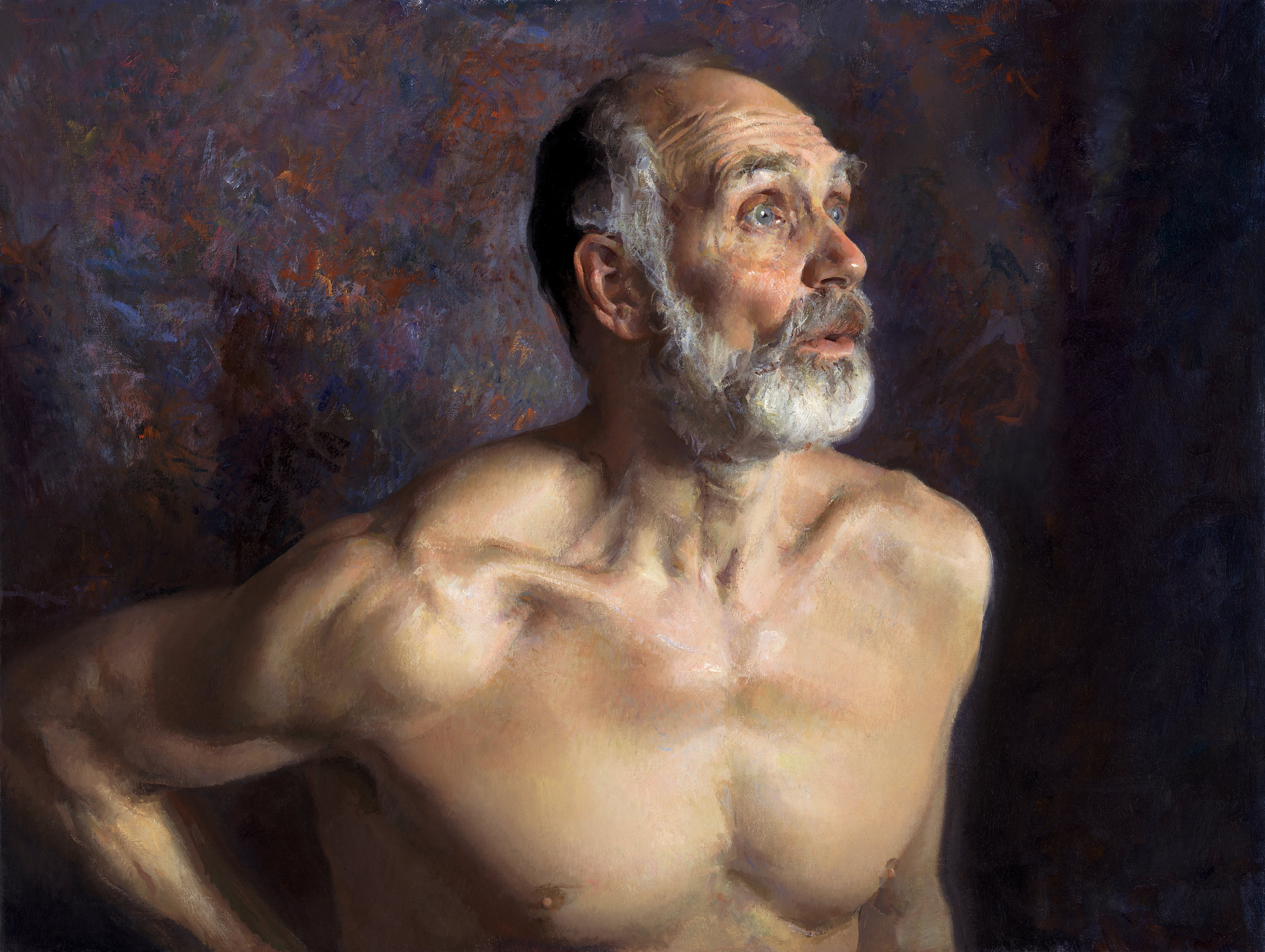 "Moving Toward the Light" 1993 Oil on Canvas 24" x 32"