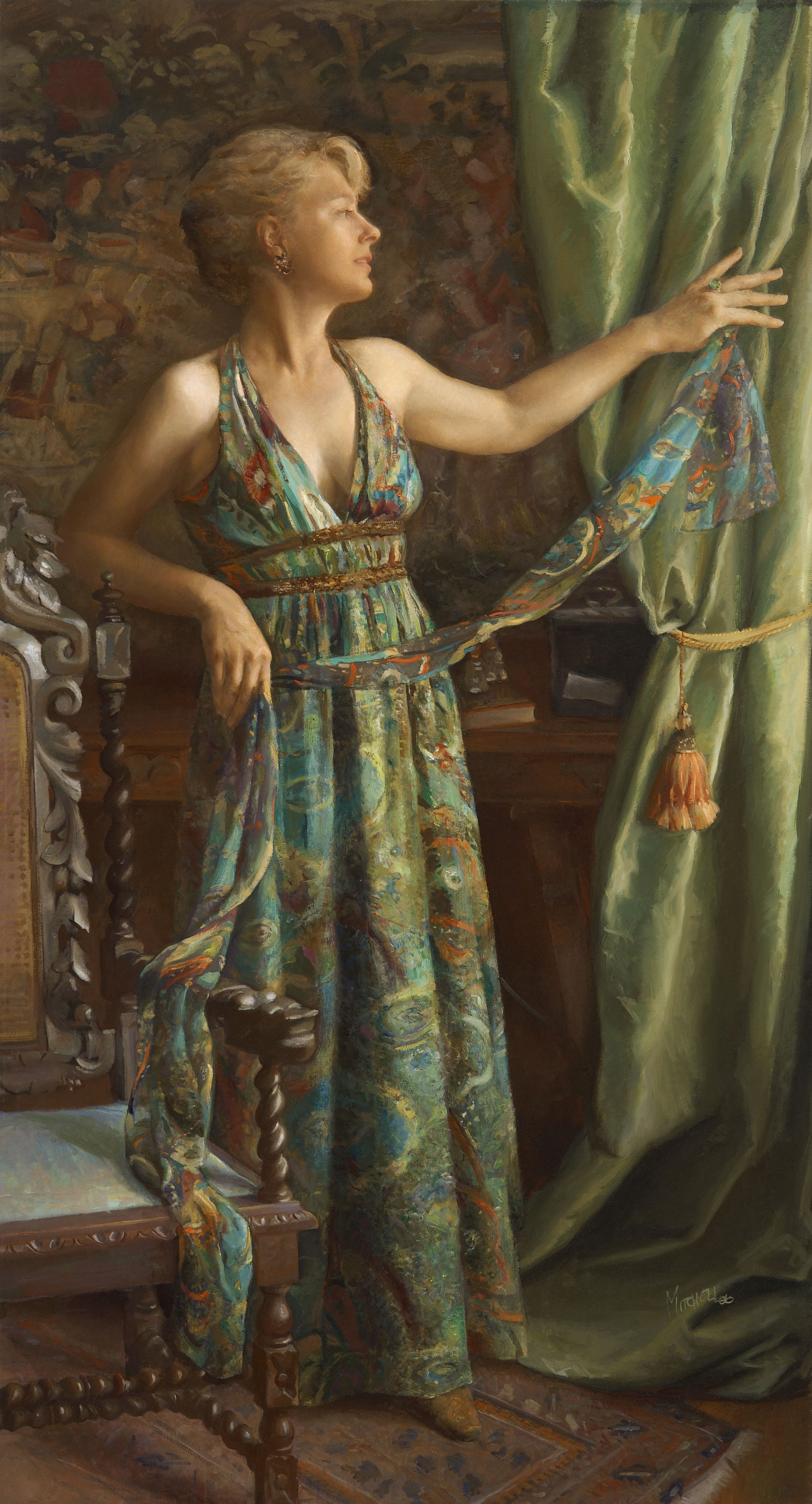 "Sarah" - 70" x 38" Mountain Air, NC
