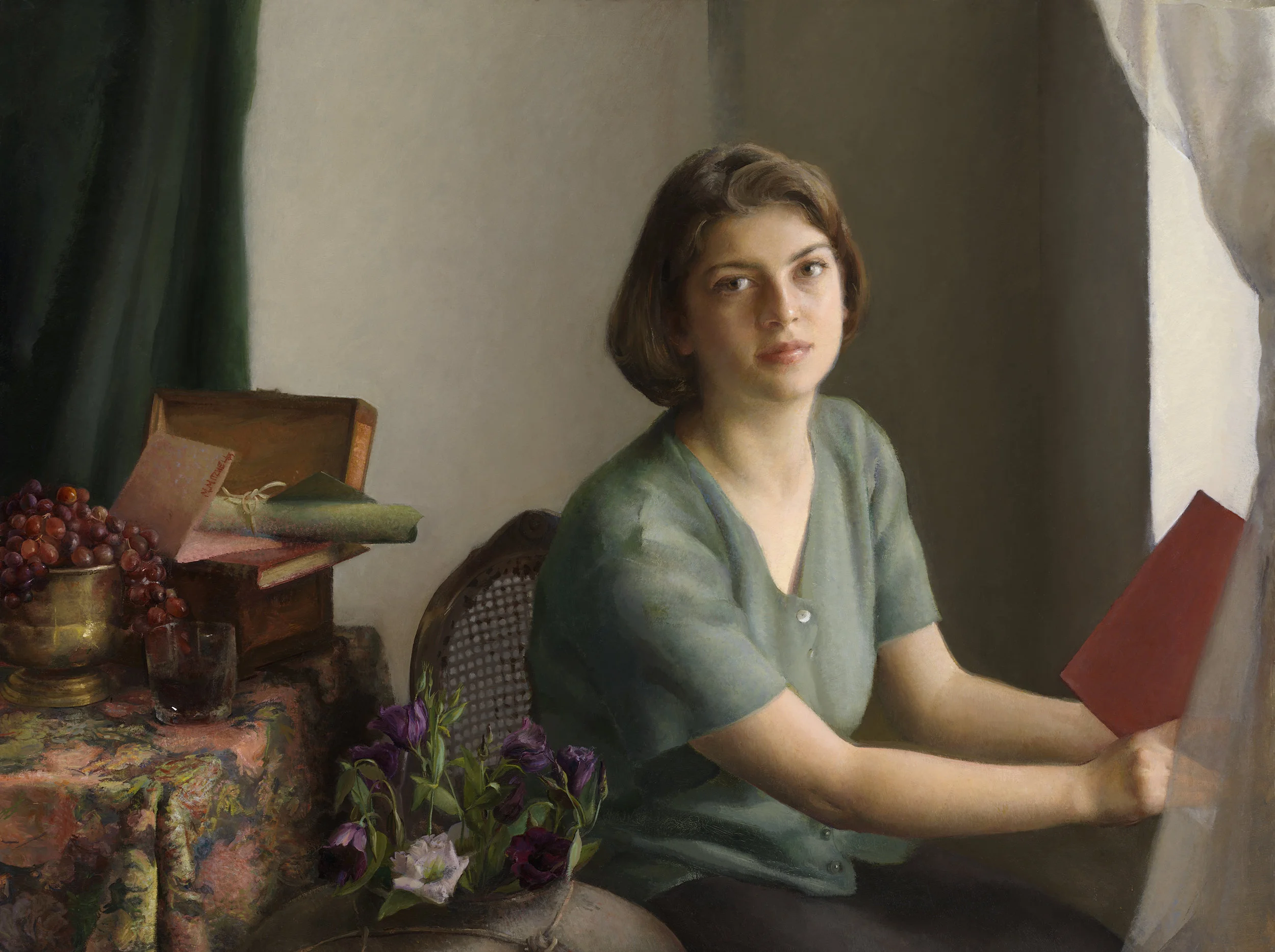 Silence Speaks Louder than Words, 2000. Oil on linen, 36 x 48.