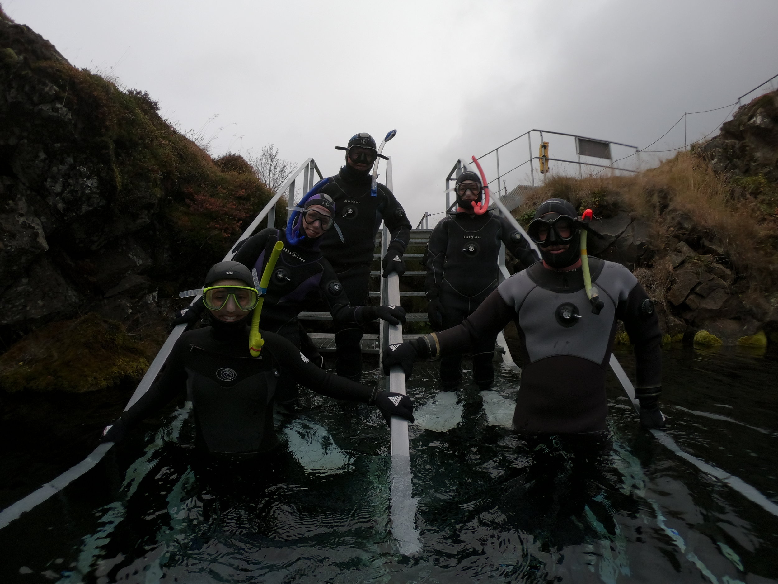 Snorkeling in Silfra River