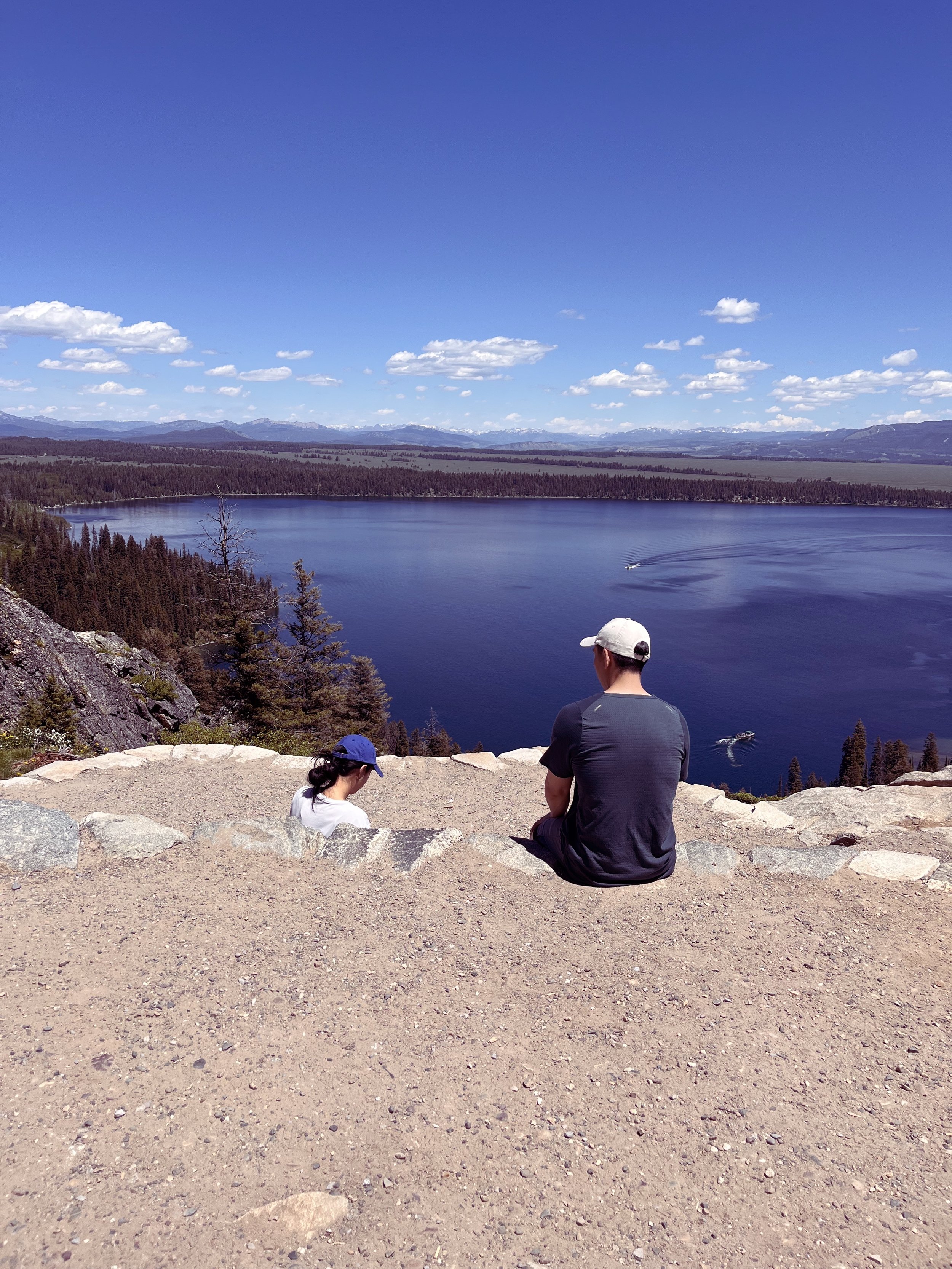 Two People Looking Out Jenny Lake.jpeg