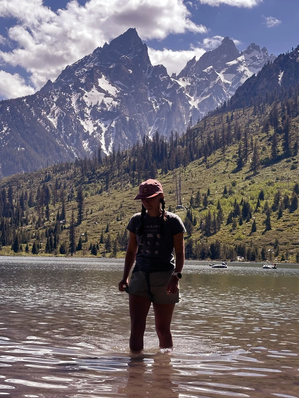 walking back to the shore at string lake grand teton national park.jpeg