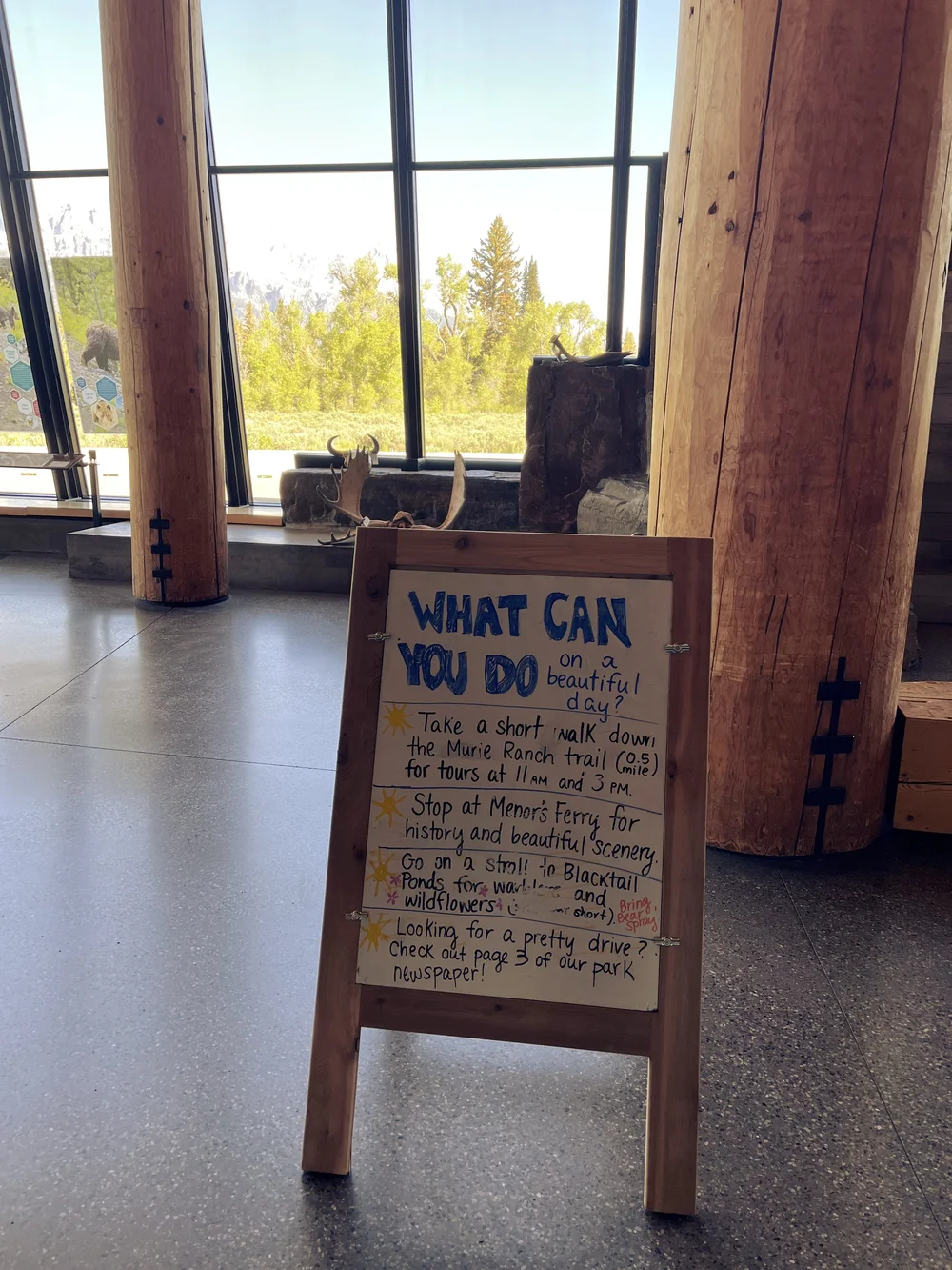 trail tips in the Craig Thomas Discovery and Visitor Center Grand Teton National Park.jpeg
