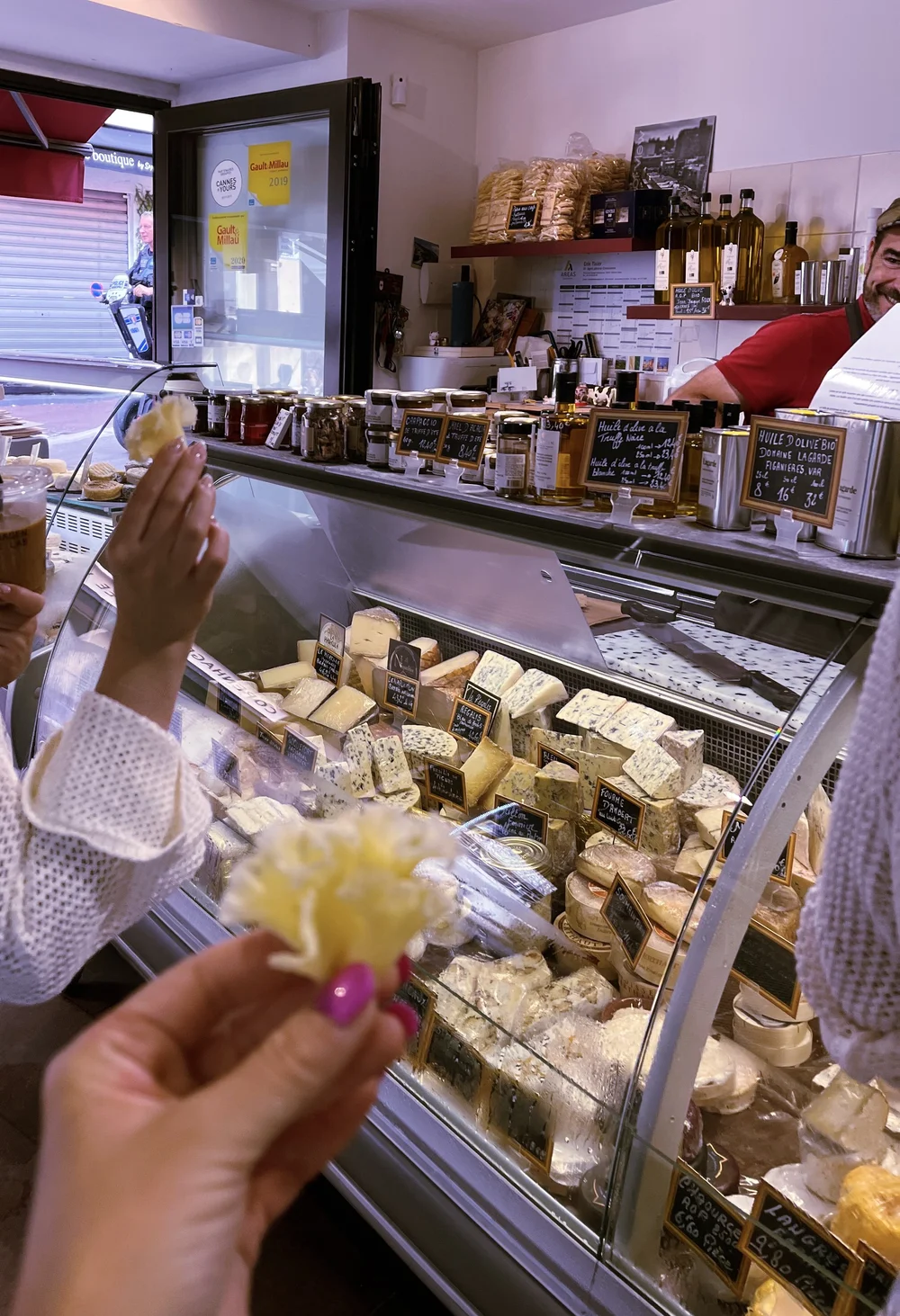 A cheese flower gifted to us from the men at Le Fromager Gourmet in Cannes.jpeg