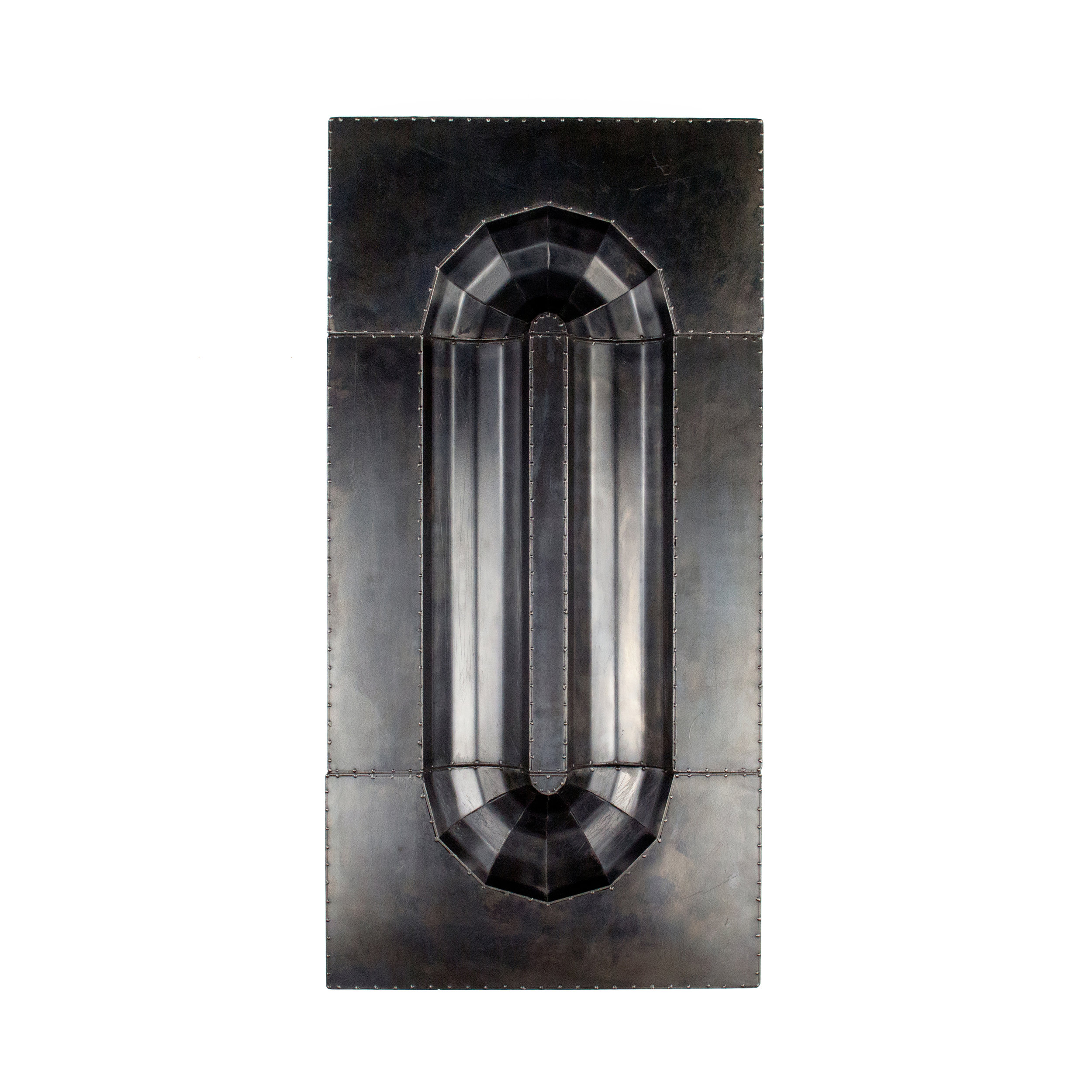 Panel No. I blackened steel 23.75 x 11.75 x 2 in 2019