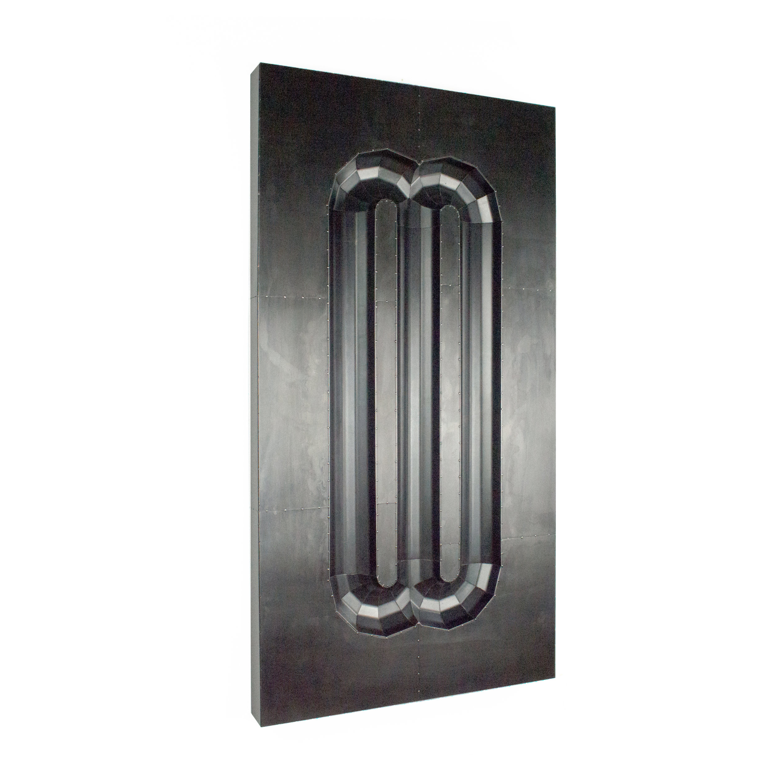 Panel No. II blackened steel 36.5 x 19.25 x 2 in 2019