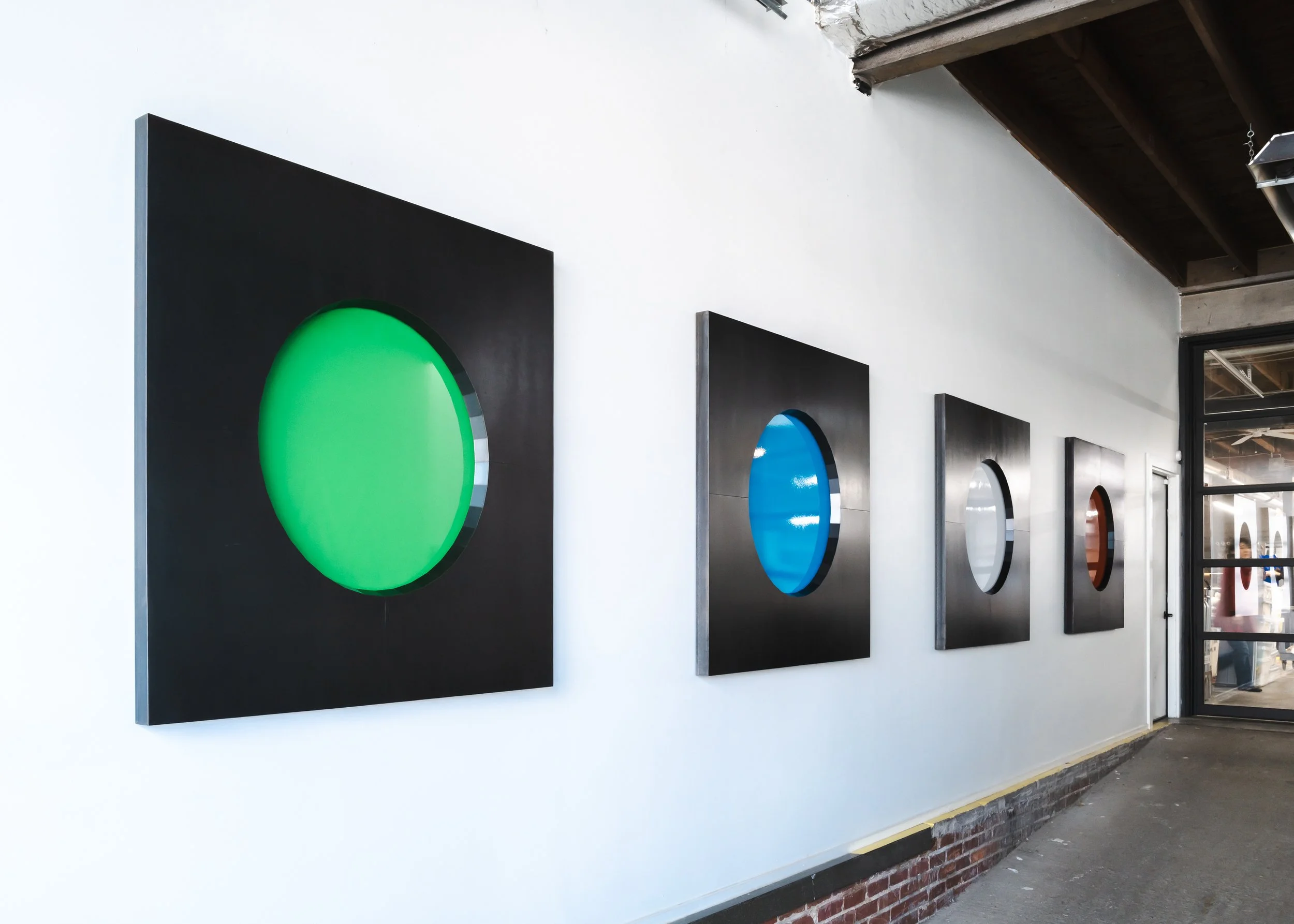 Installation 2024
Untitled Series, blackened steel, auto paint, 48 x 48 x 2”, 2024