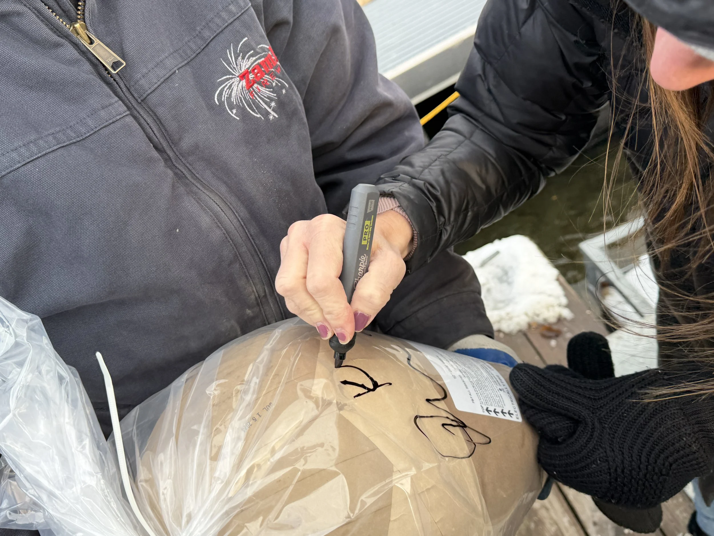 Signing of the 12" Shell before launch
