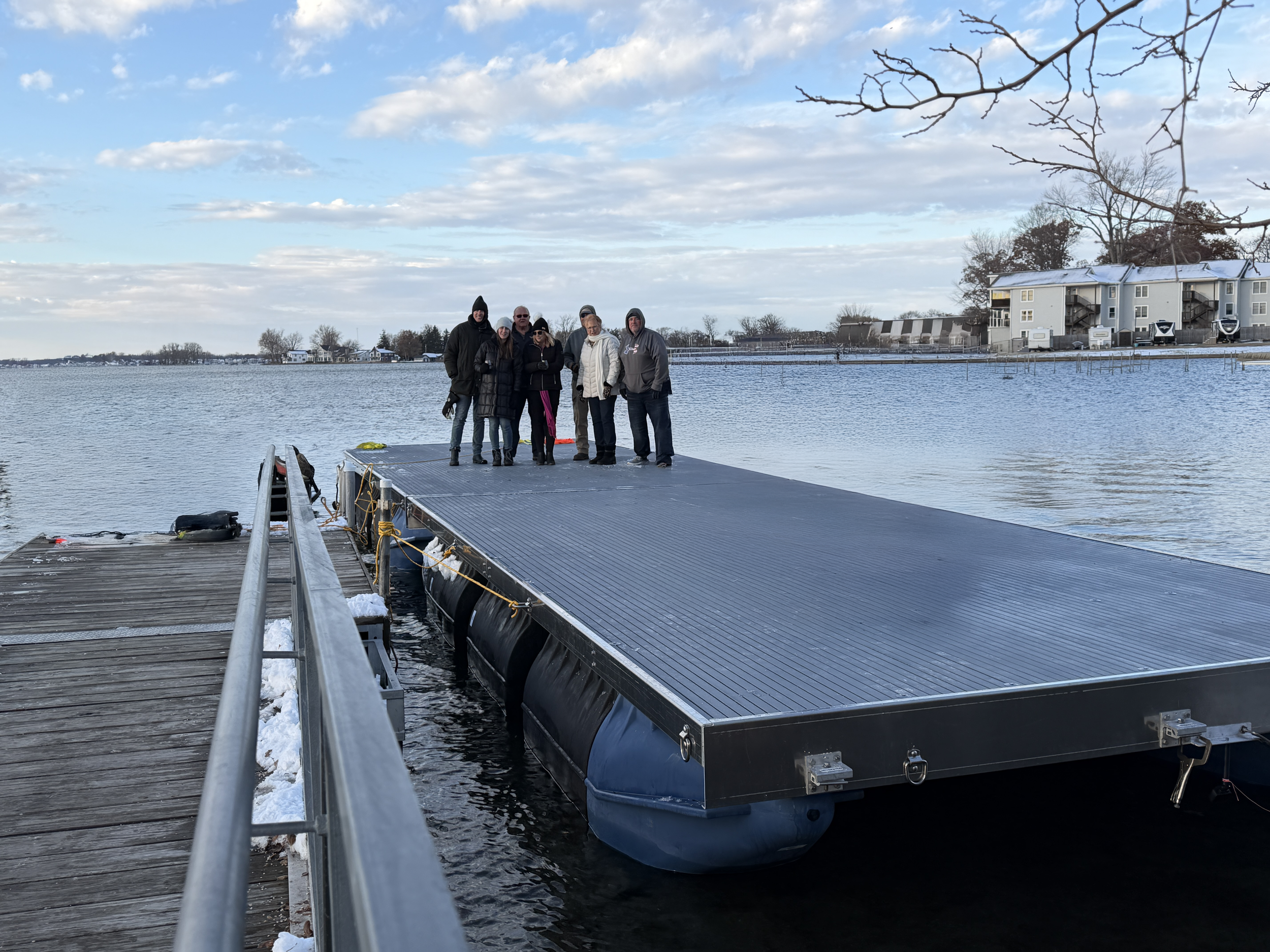 NEW Barges: Completely flat anti-slip fire retardant decking