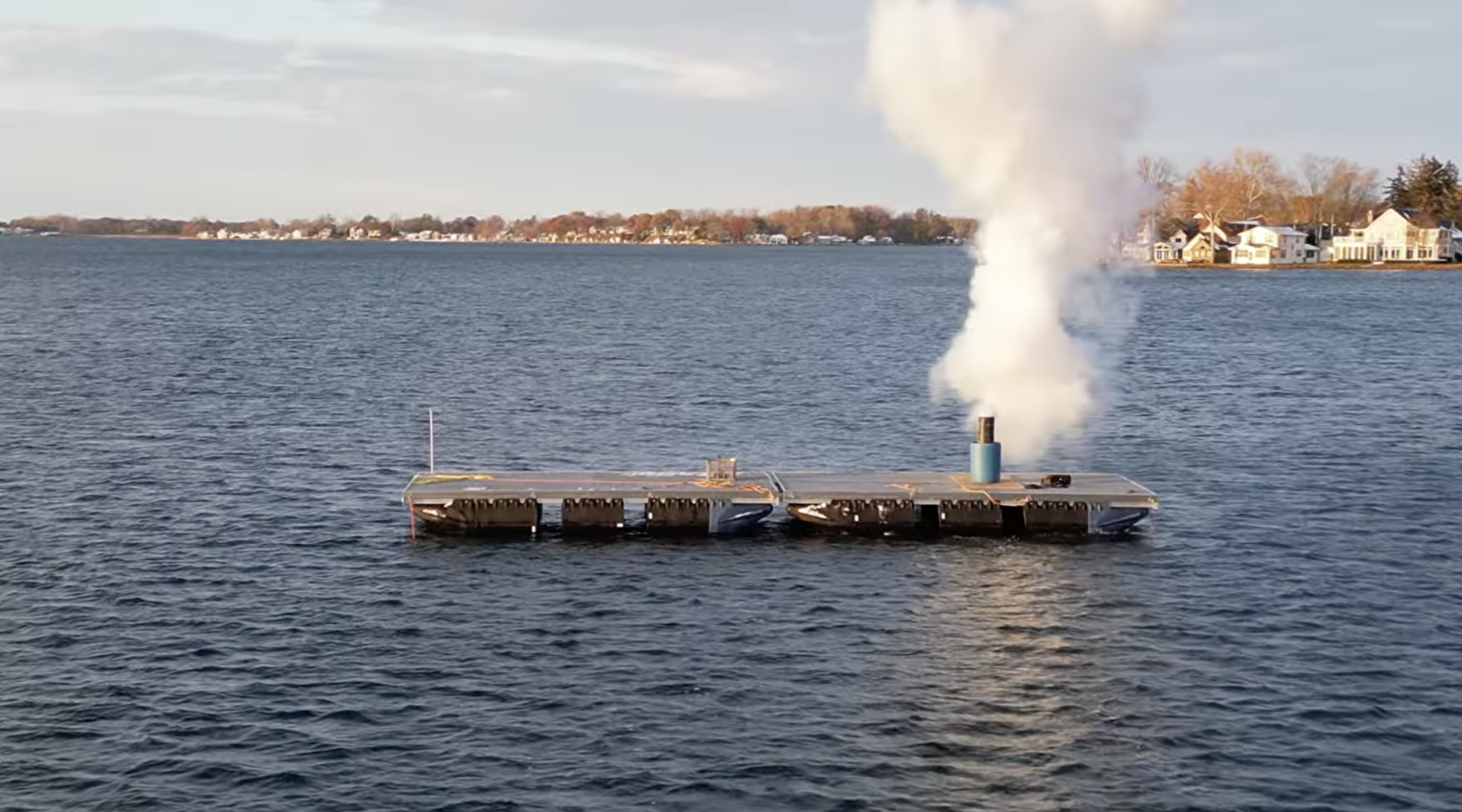 NEW Barges: Exceptional performance launching 12" shell