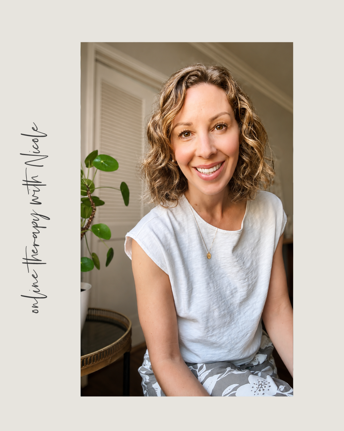 Nicole Byrne, LMFT, a Pasadena therapist offering in person and online therapy across CA and NV