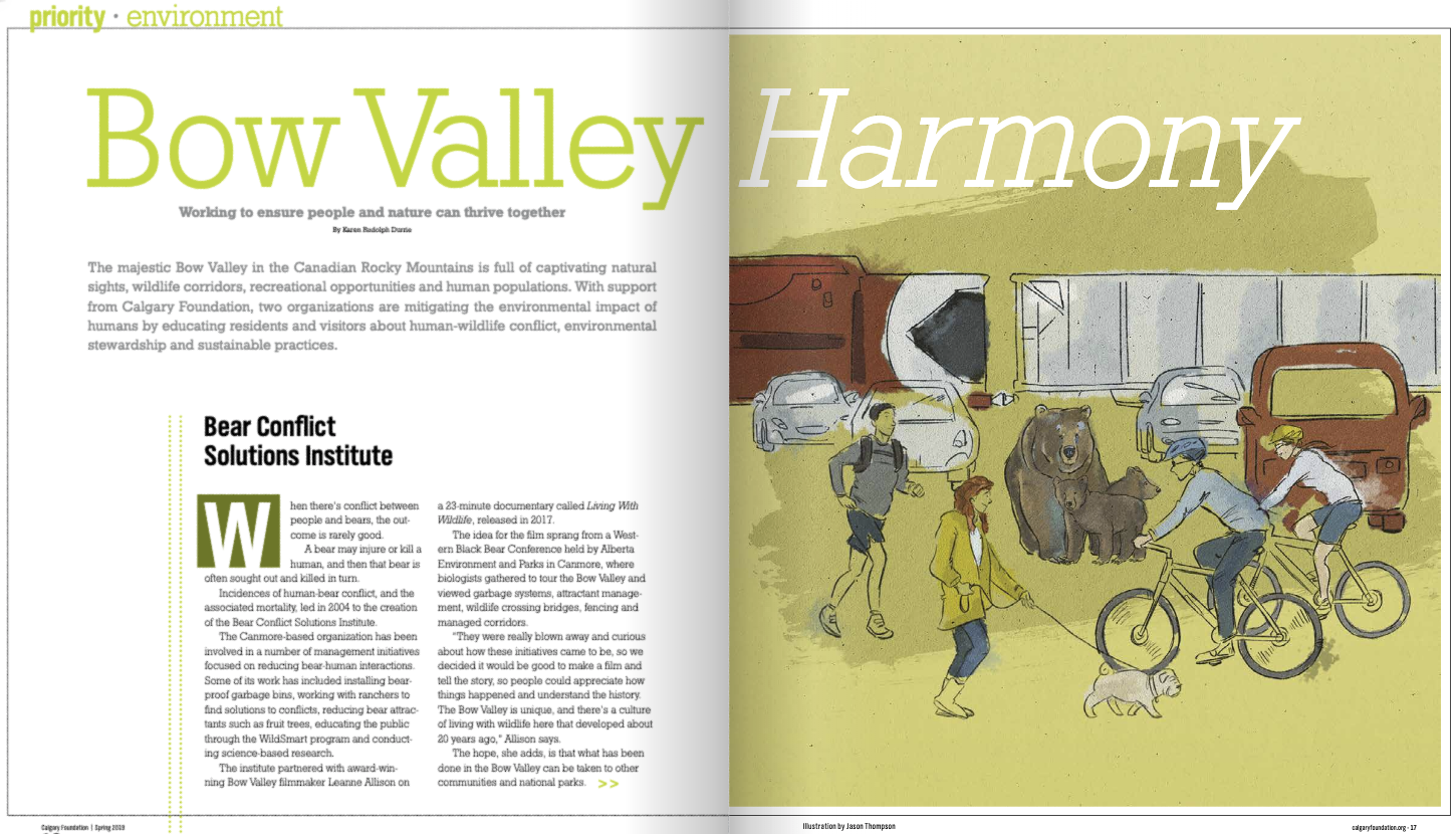 Read about the story behind this new interactive animation in the Calgary Foundation’s Spur Magazine .