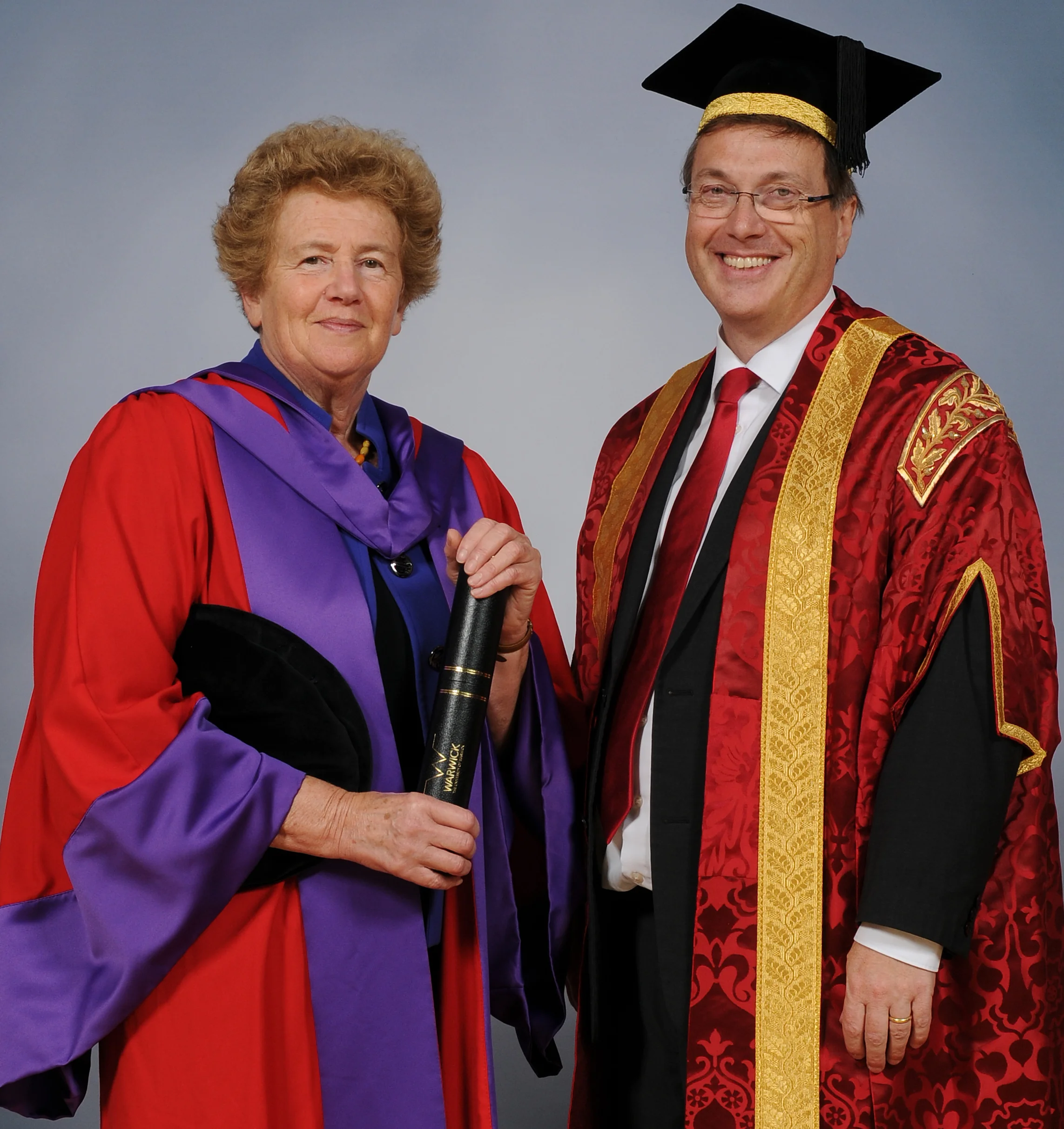 Pippa Norris and Prof. Stuart Croft, VC Warwick