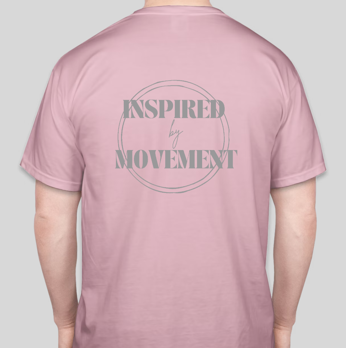 2024 Motivate Dance Tee- Blossom (Grey Writing)