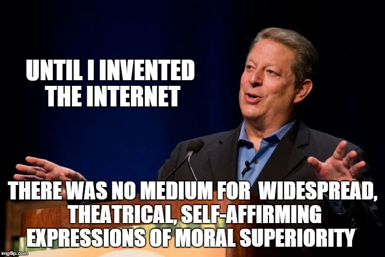 Thanks Al Gore. Also, no thanks.