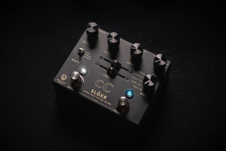 The latest from @walrusaudioeffects and it&rsquo;s both beauty and beast! Black Edition in stock now, and going quickly! #ambientguitar #reverbpedal #guitareffects #bmmpedals 
.
Posted @withregram &bull; @walrusaudioeffects This one's for the fans &a