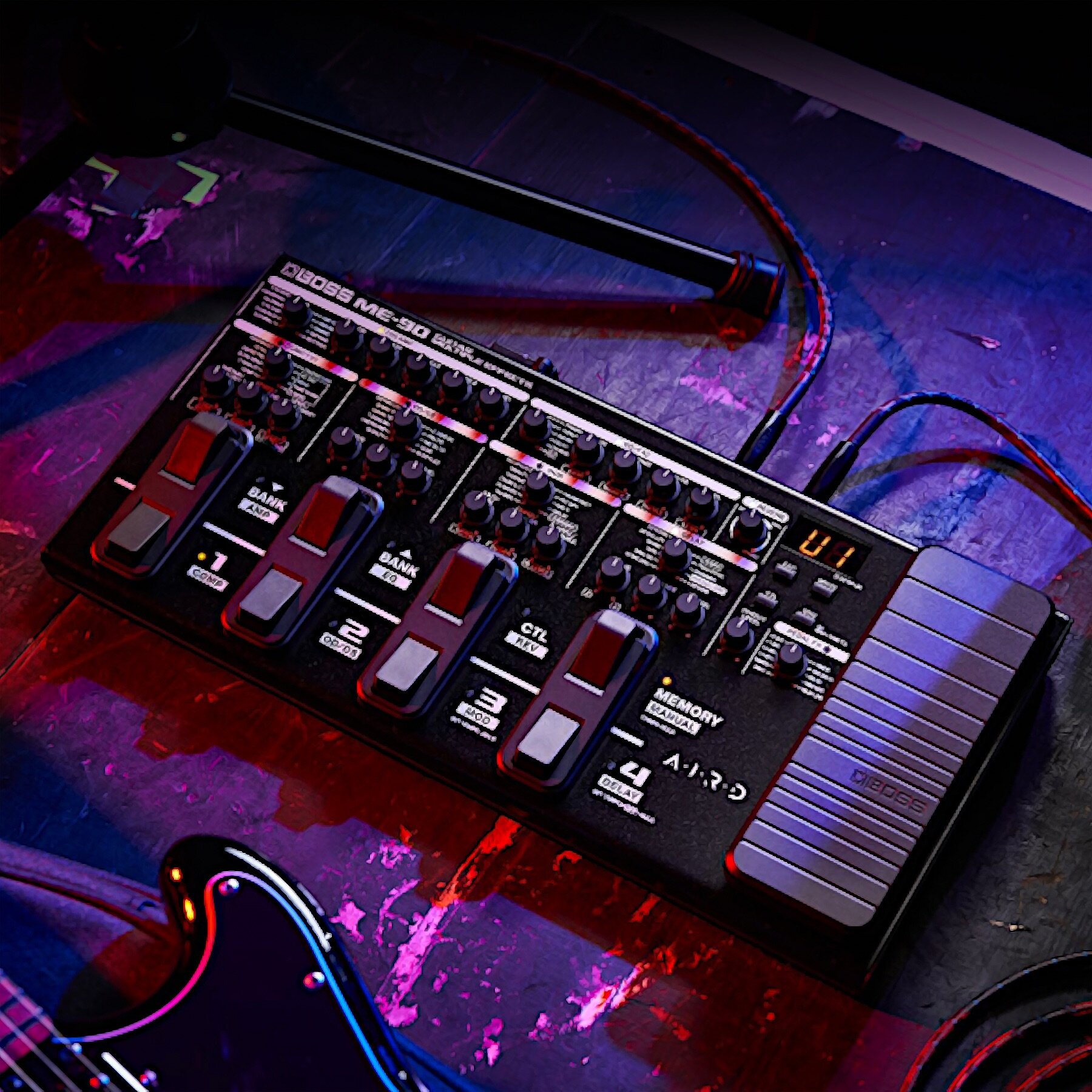 We are super excited about this new arrival! The new ME-90 multi effects pedal from Boss packs a rich variety of killer effects into an easy-to-use, pedal-based format. You don&rsquo;t have to go menu diving to find great sounds; just select the effe
