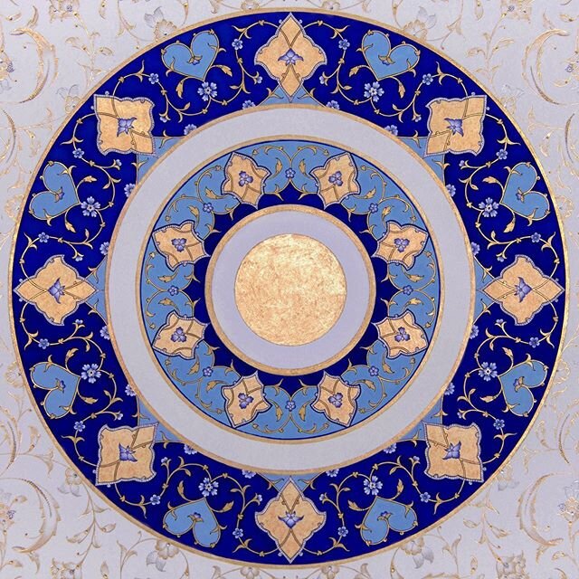 &ldquo;The Solace Of The Eyes: Qurratul-Ayn&rdquo;, 2019 &copy; behnazkarjoo .
.
.
.
.
.

#halkar #gold #platinum #lapislazuli #turquoise #naturalpigments #tazhib #tezhip #fineart #islamicart #traditionalart #illumination #gilding #islamicdesign #man