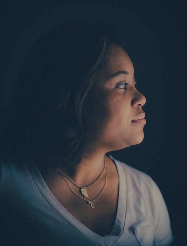 Image of black woman looking into the distance