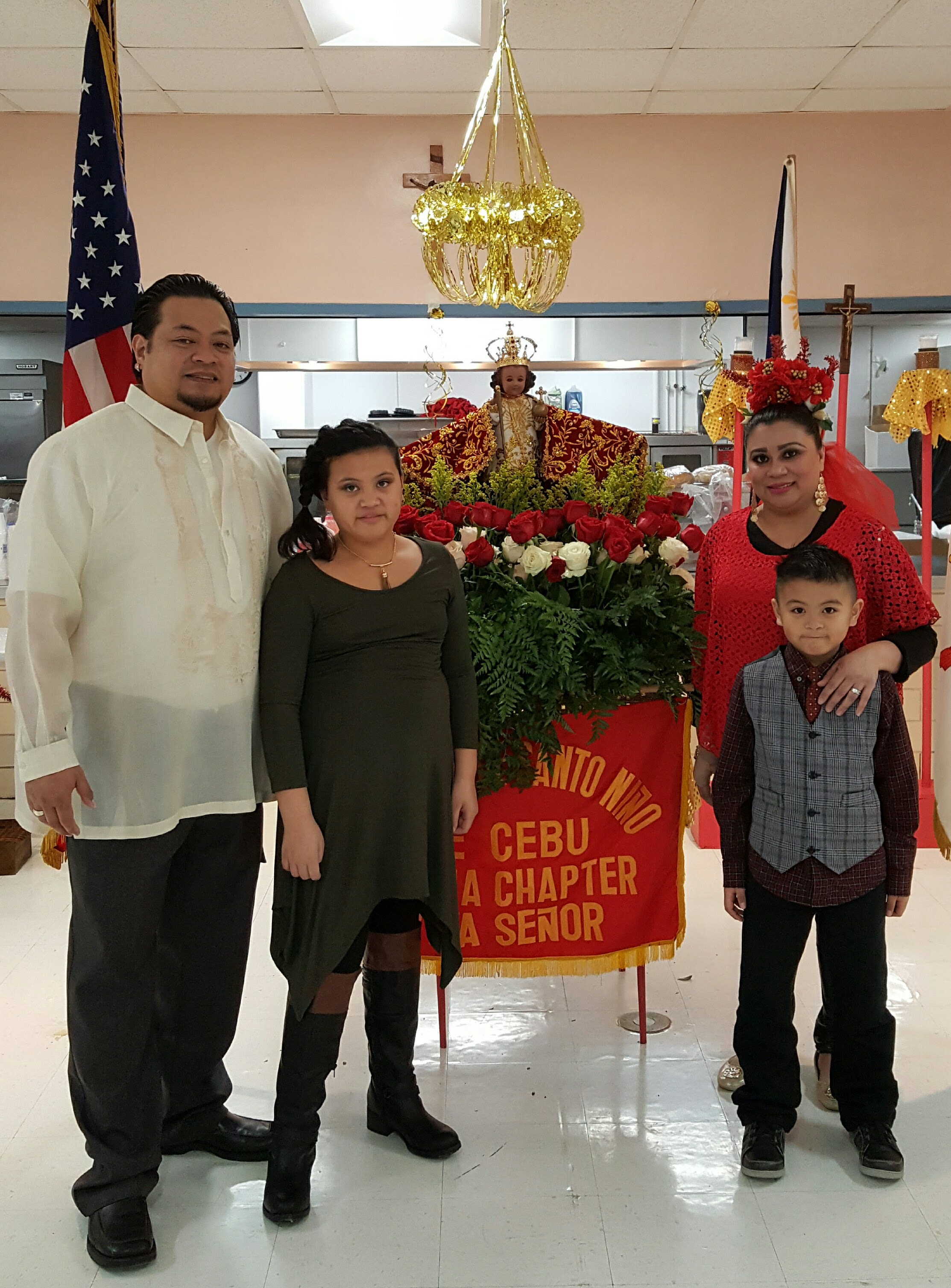 Picture in Front of Santo Nino.jpg