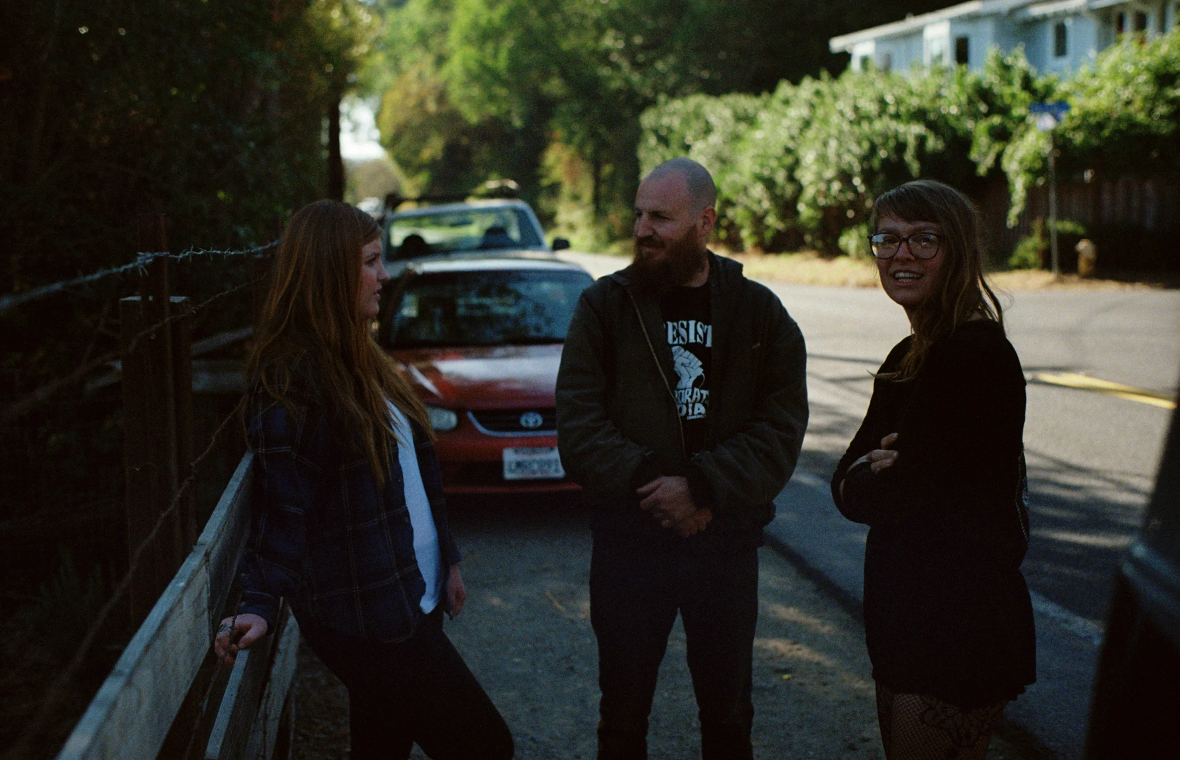 Catching up in Inverness, California