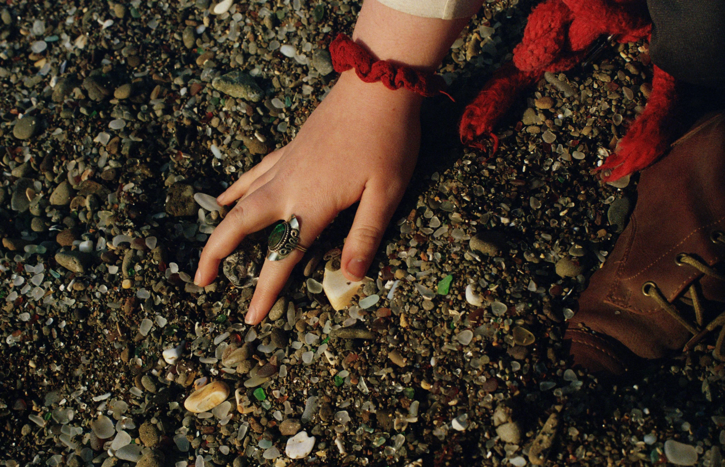 Searching for Sea Glass in Fort Bragg, California