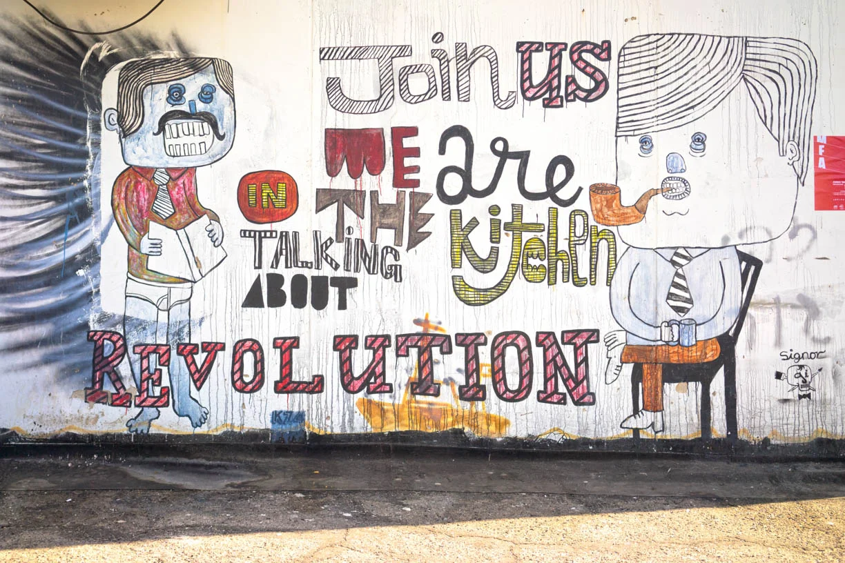 Tel Aviv graffiti, city walls, art