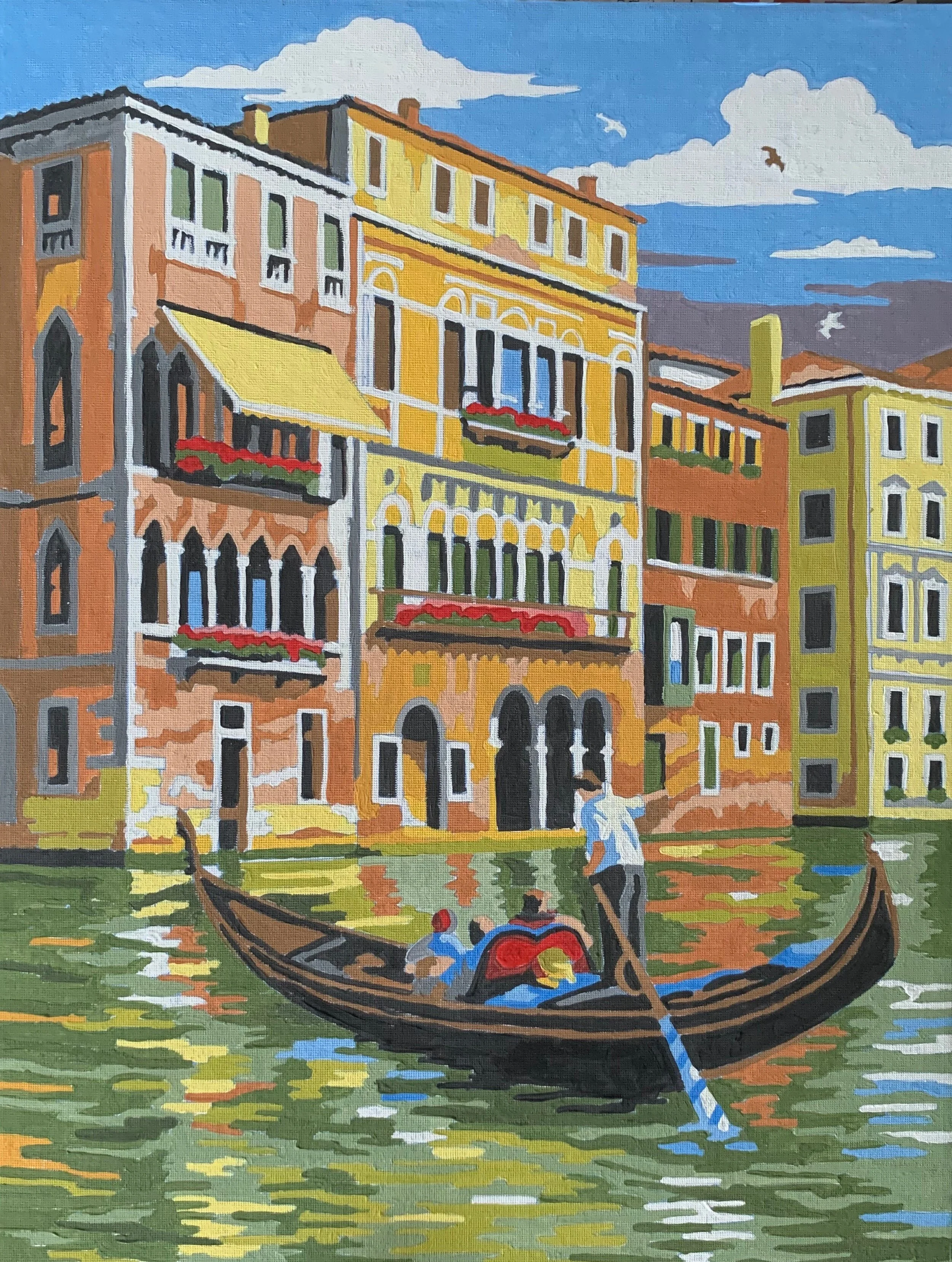 Rowing in Venice