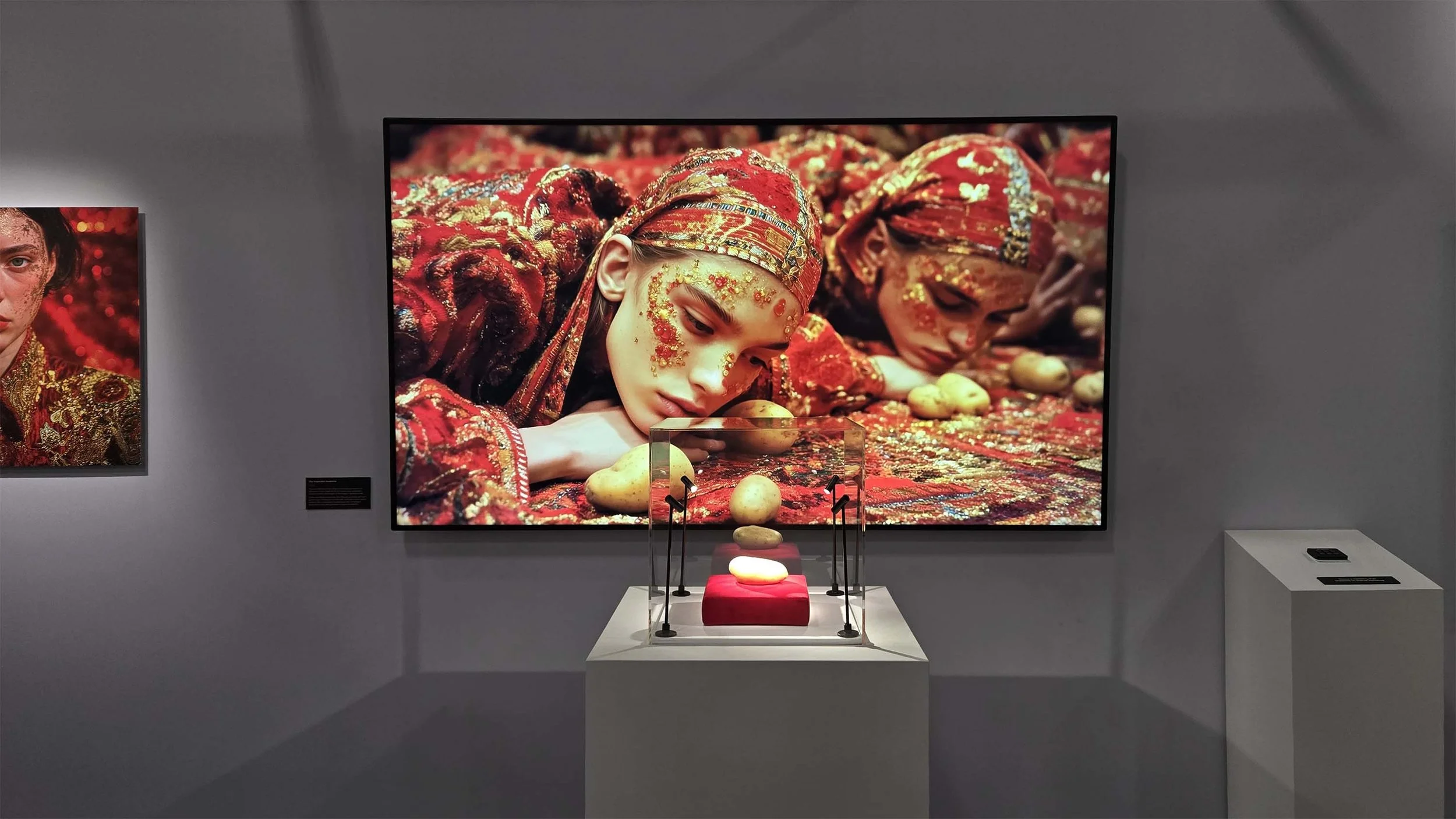 The Vegetable Vendetta at NVIDIA’s GTC Paris AI art gallery 2025.