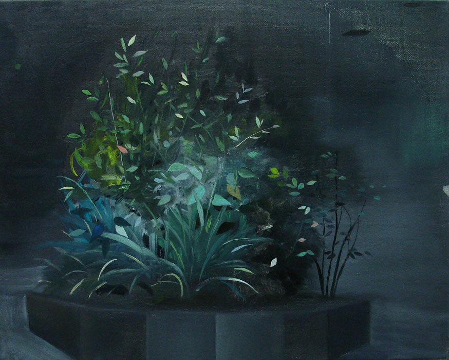   City Garden    2010, oil on canvas, 24 x 30cm  