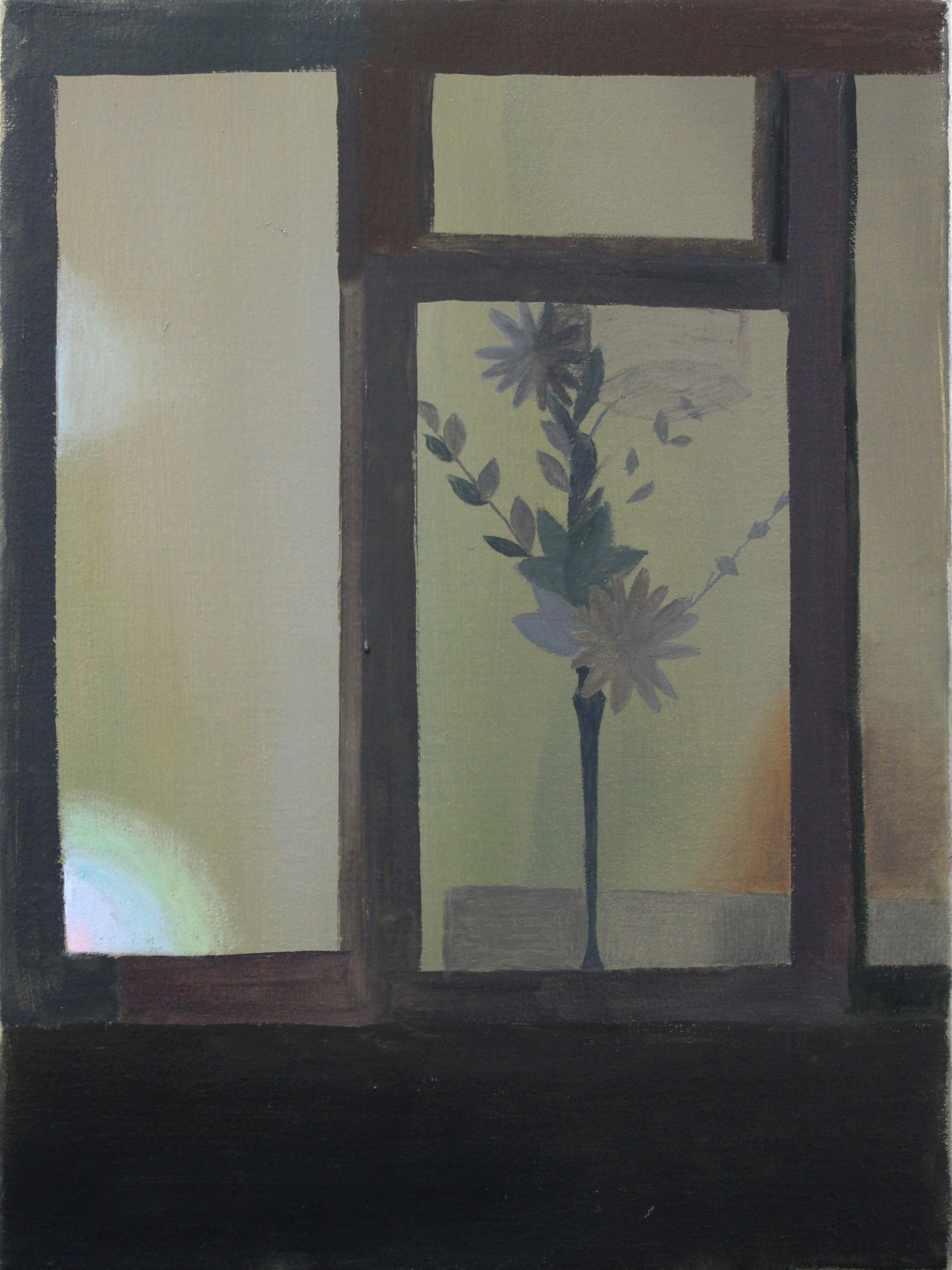   Flowers at Night    2015, oil on canvas, 40 x 30cm  