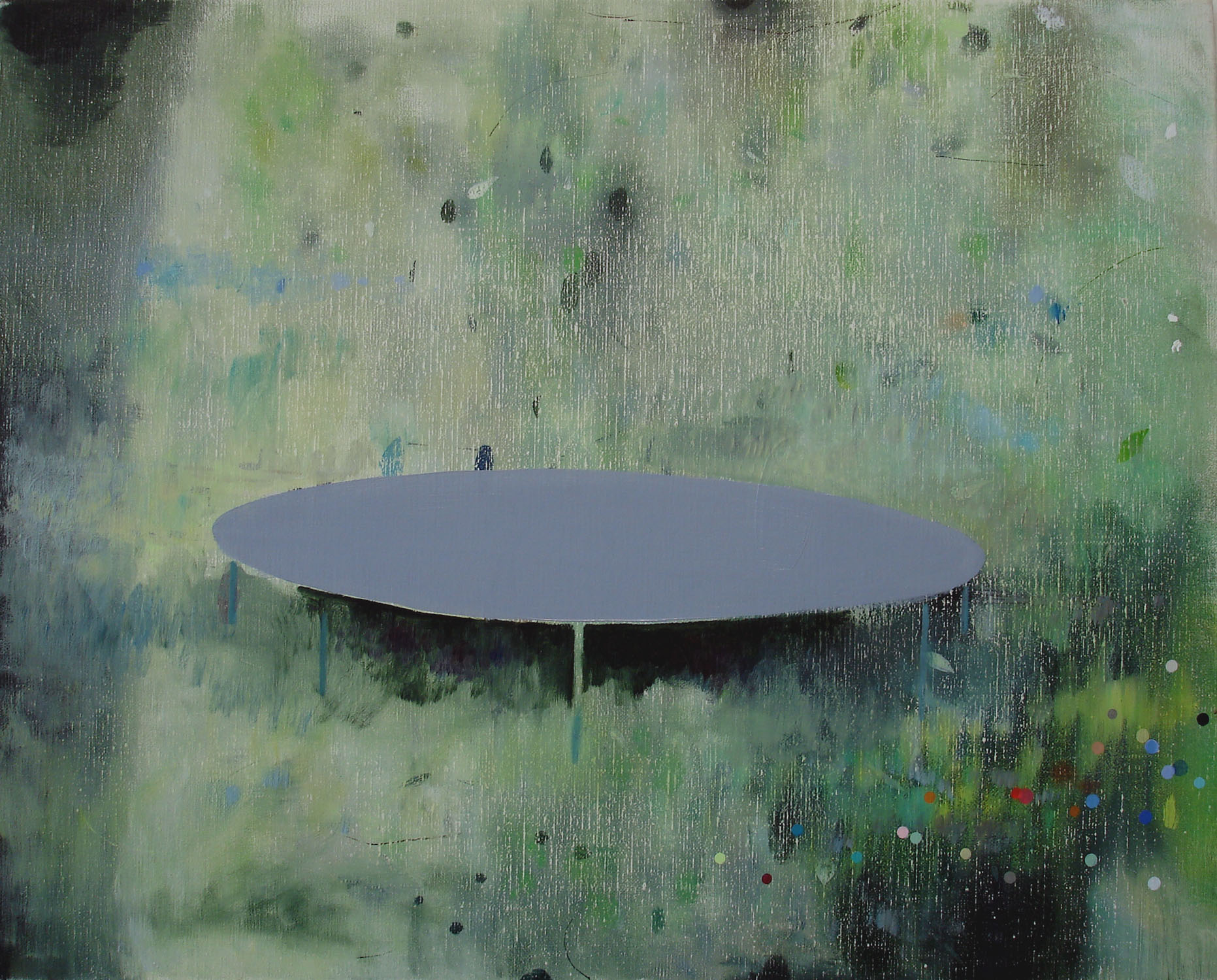   Trampoline    2010, oil on canvas, 40 x 50cm  