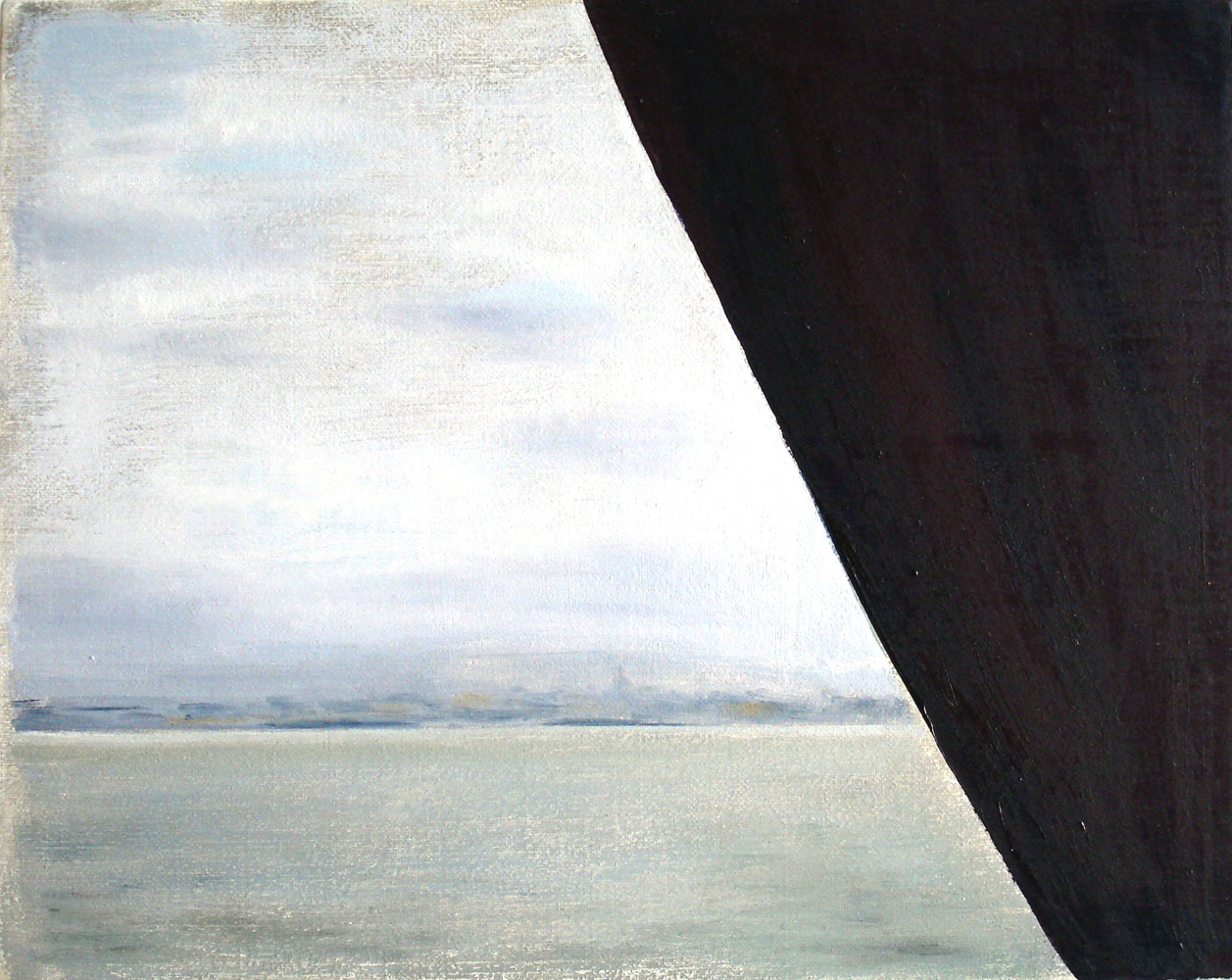   Winter Ferry    2007, oil on canvas, 24 x 30cm     