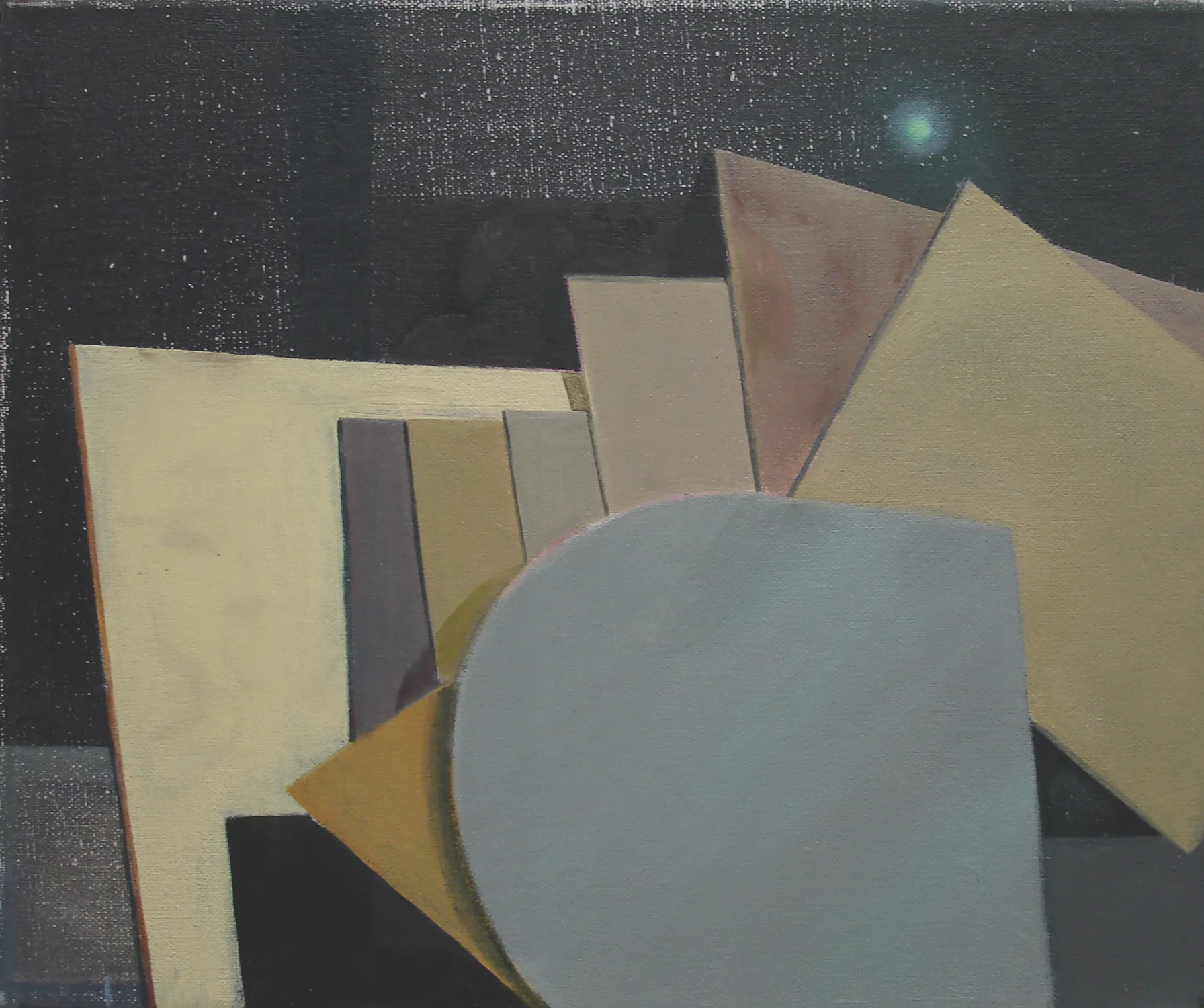 Boards 2011, oil on canvas, 25 x 30cm