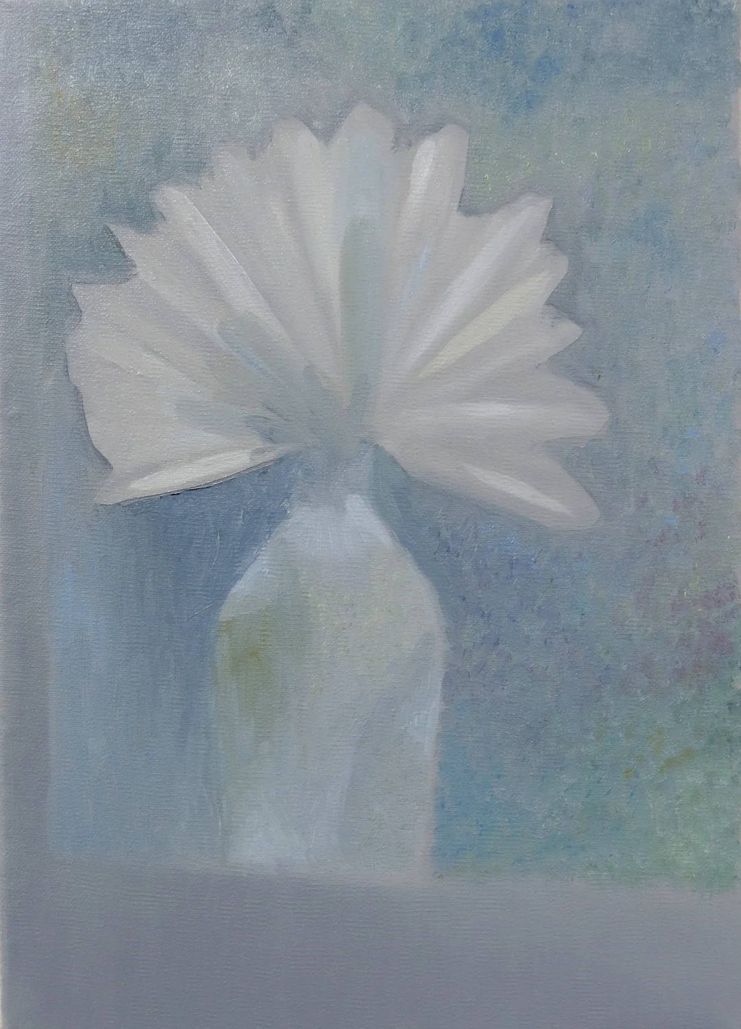 Paper Flower 2015, oil on canvas, 35 x 25cm