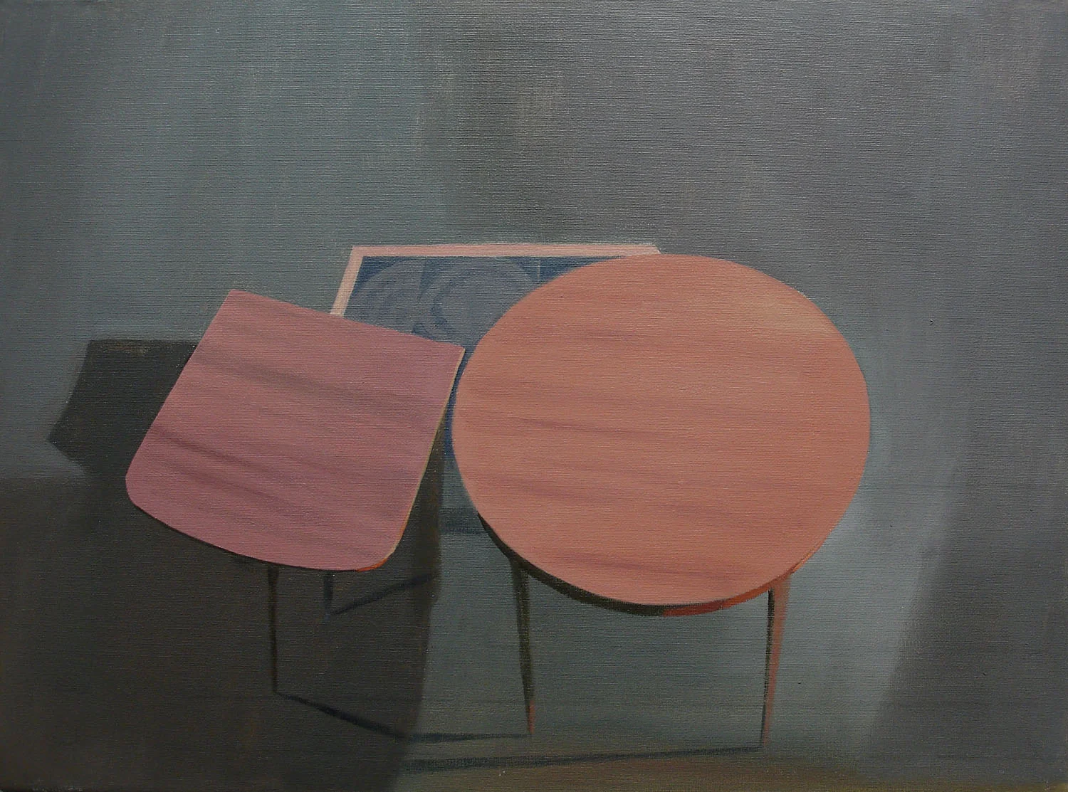Tables 2009, oil on canvas, 30 x 40cm