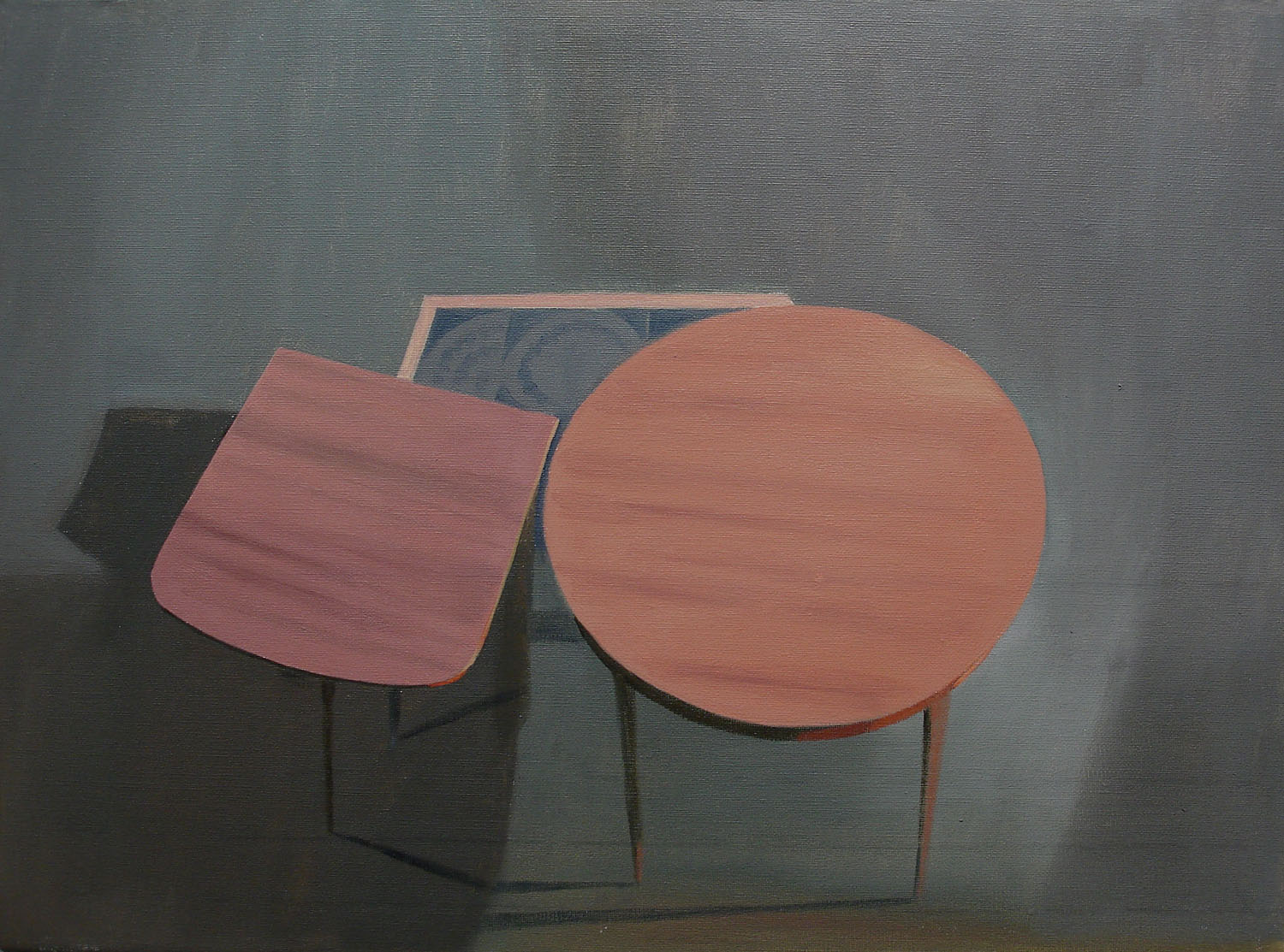  Tables    2009, oil on canvas, 30 x 40cm  
