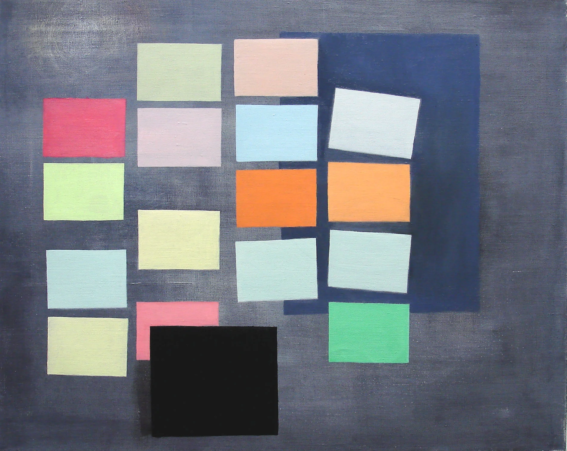 Notices & Screen 2012, oil on canvas