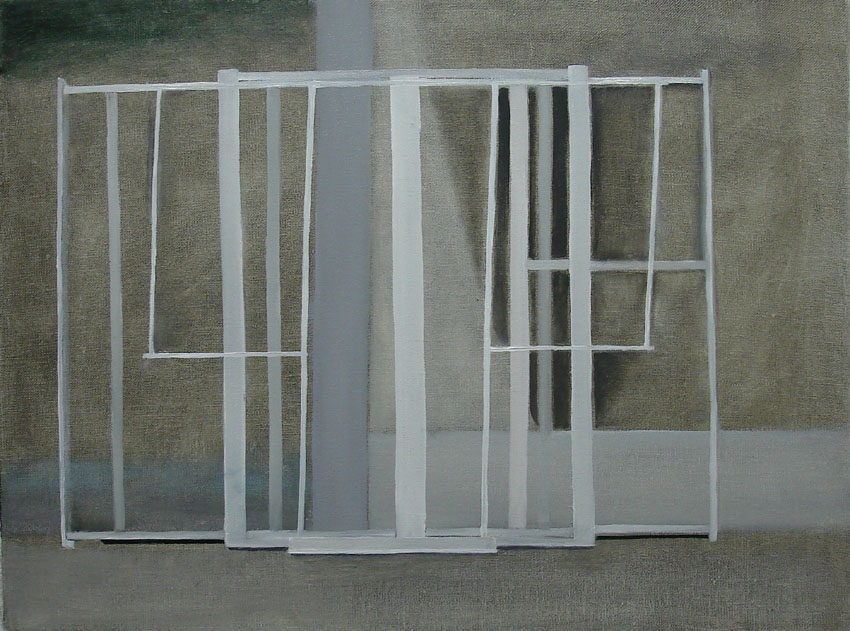   Window Frames    2011, oil on canvas, 30 x 40cm  